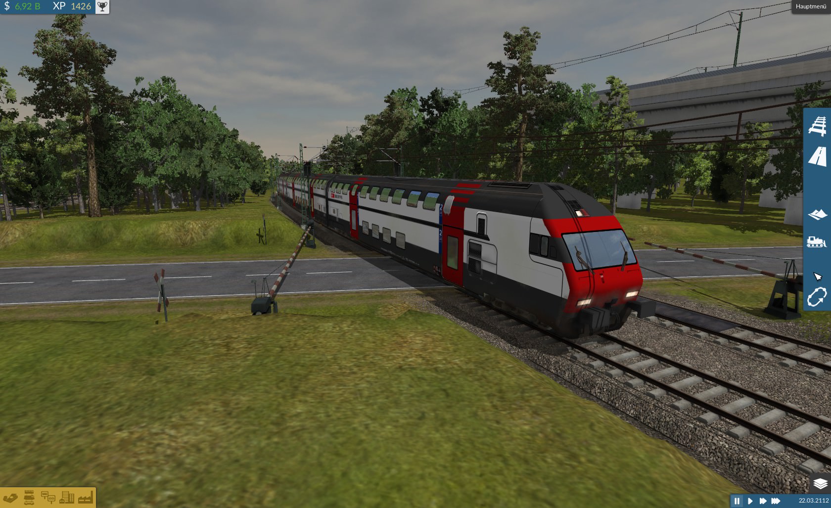 IC2000 auf seinem Weg zum Endbahnhof