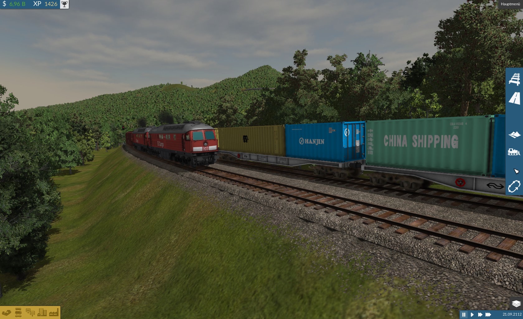 Treffen von zwei 232 + Schüttgut wagen und einem Containerzug