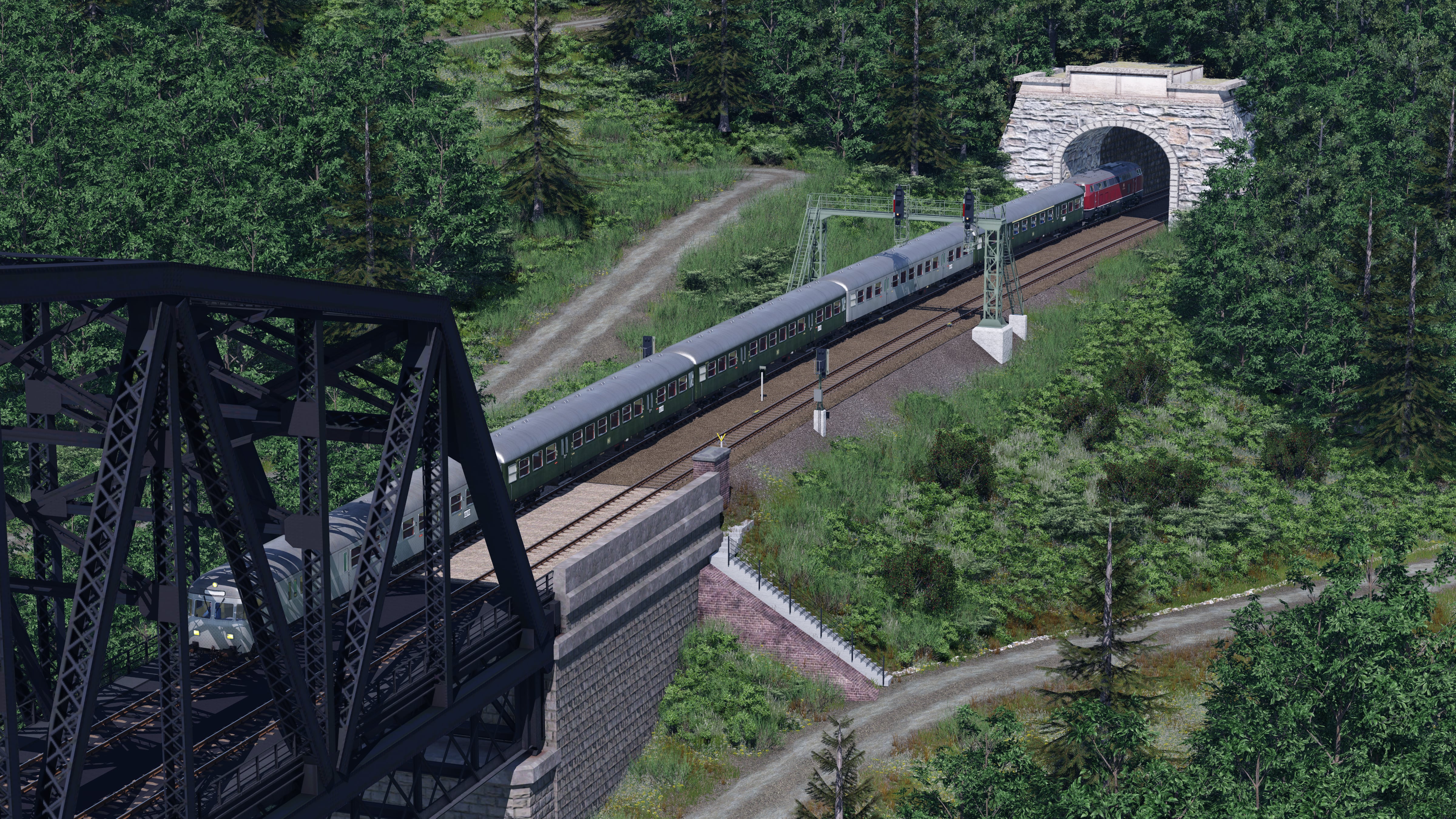 Auf der Dieselstrecke