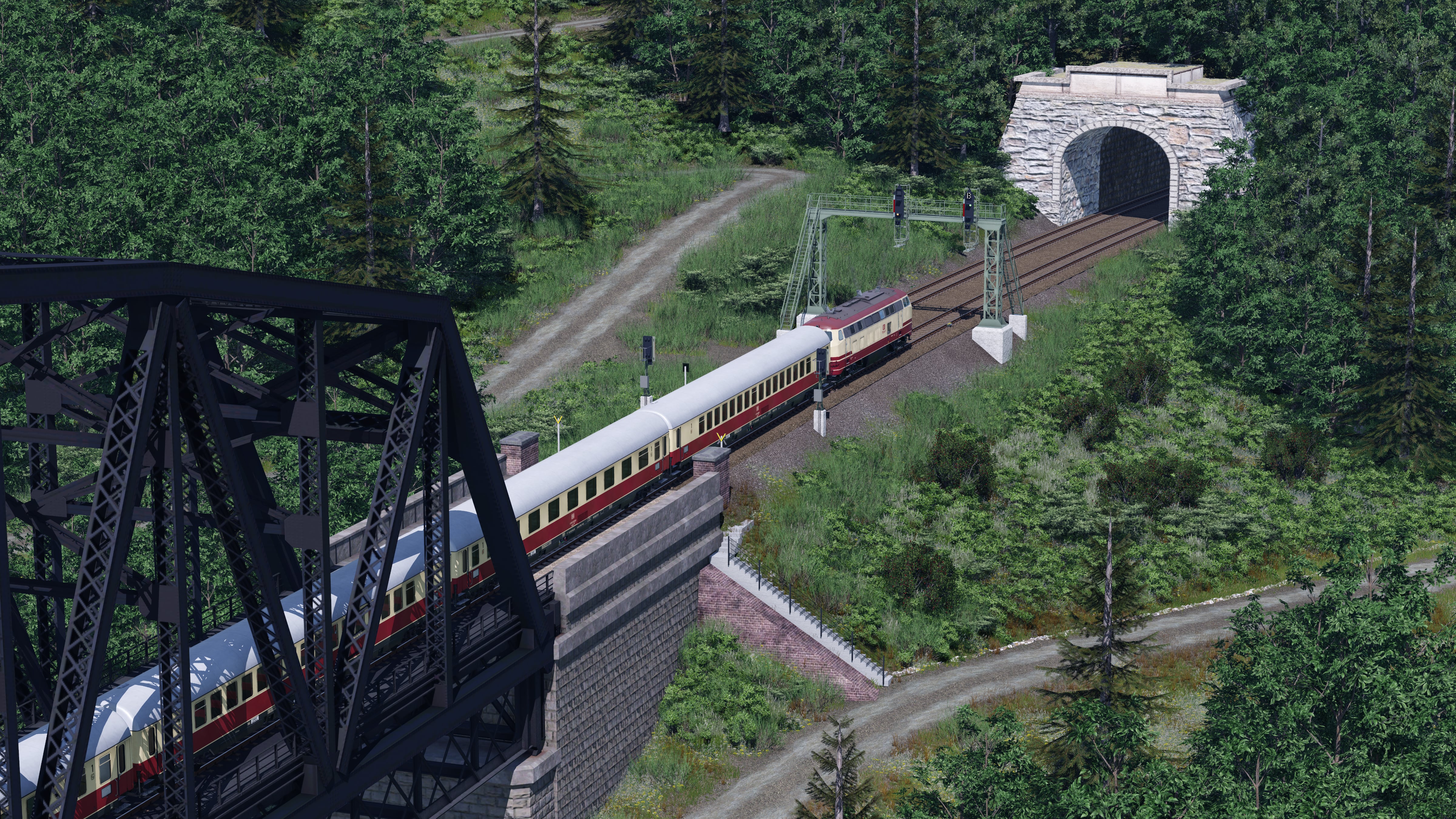 Auf der Dieselstrecke