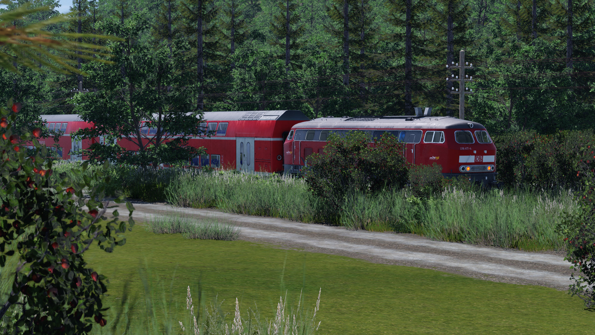 Auf der Dieselstrecke
