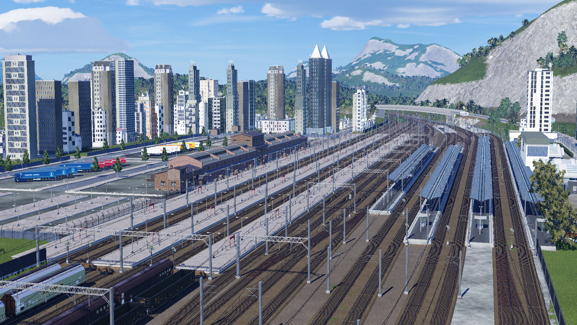 Der nächste Bahnhof entstand