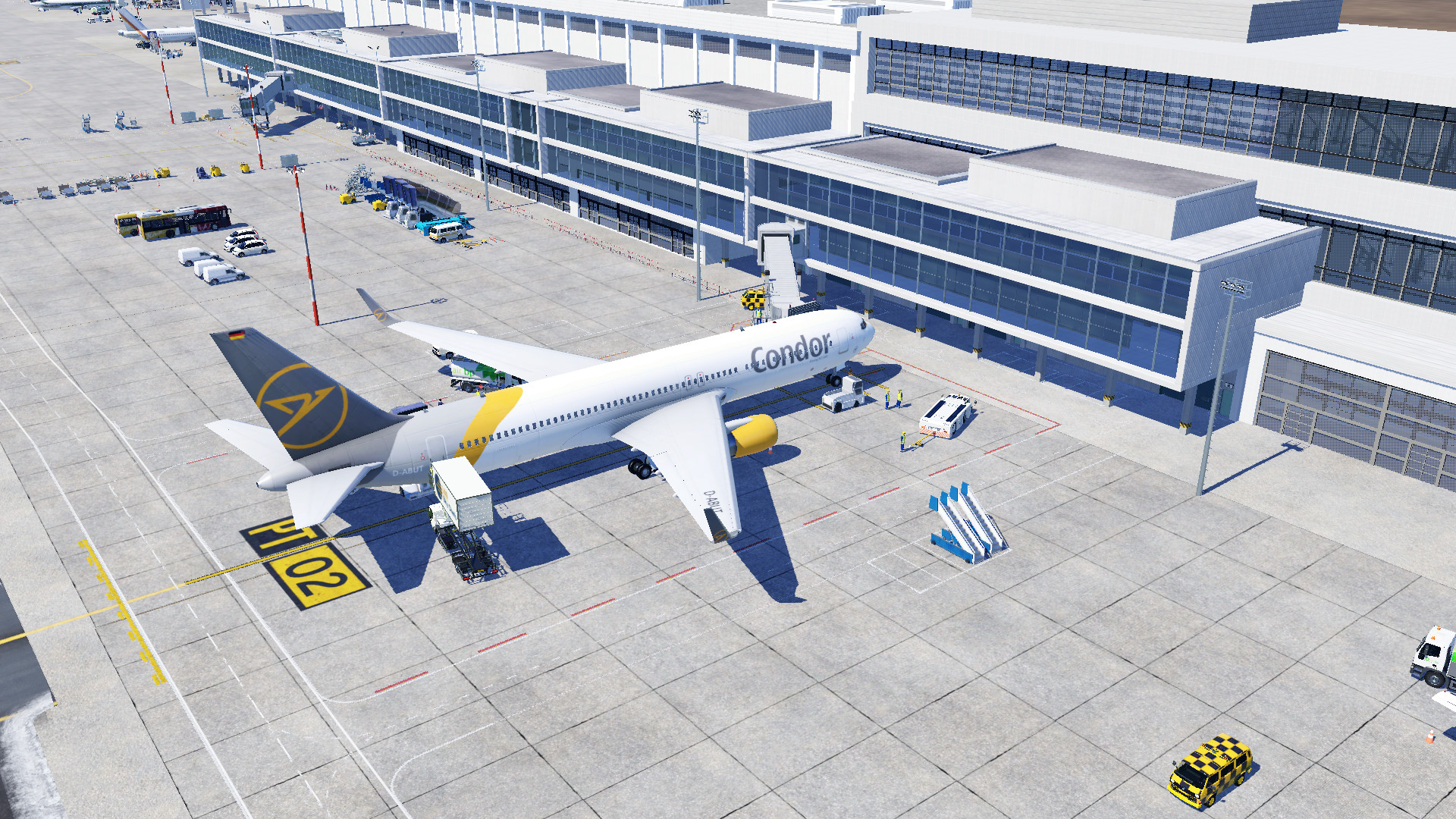 Airport DER - Condor Parking Position