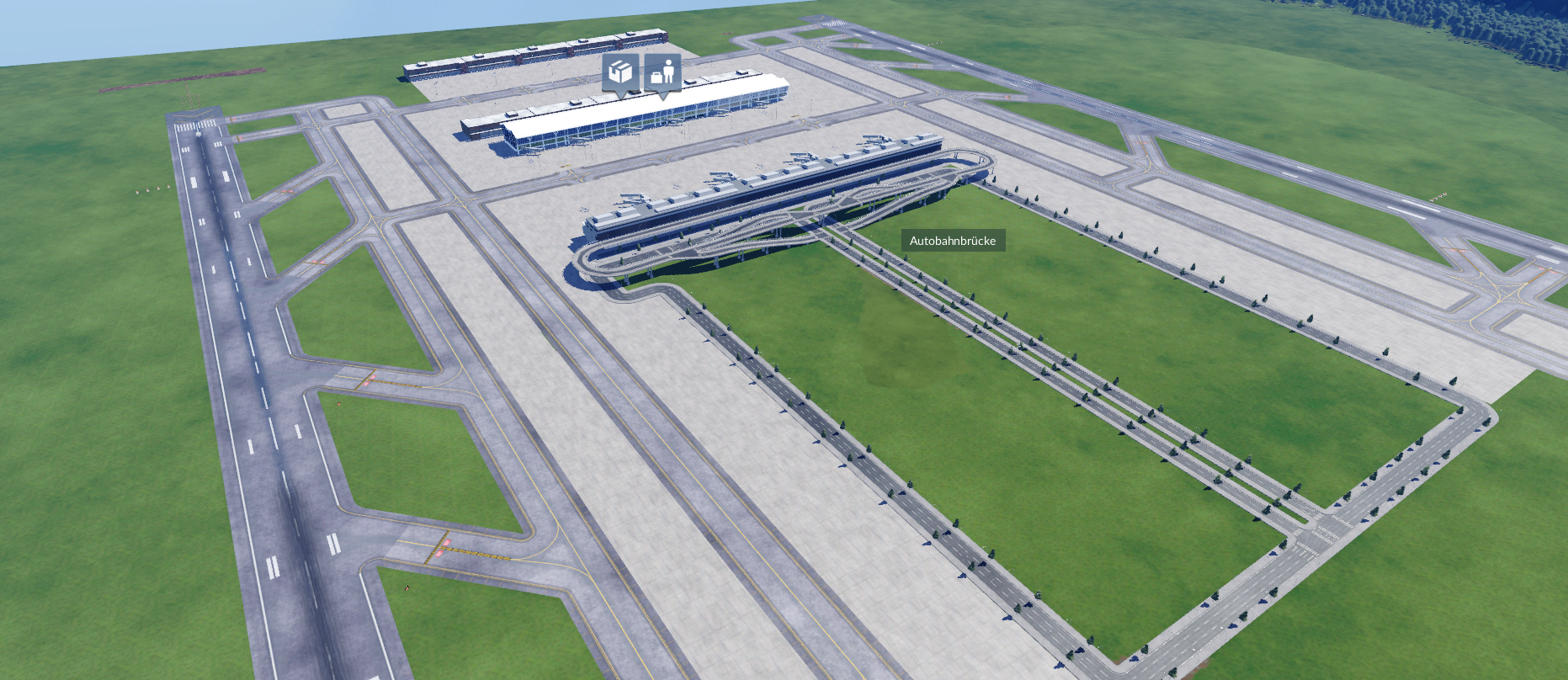 Neubau Internationaler Flughafen