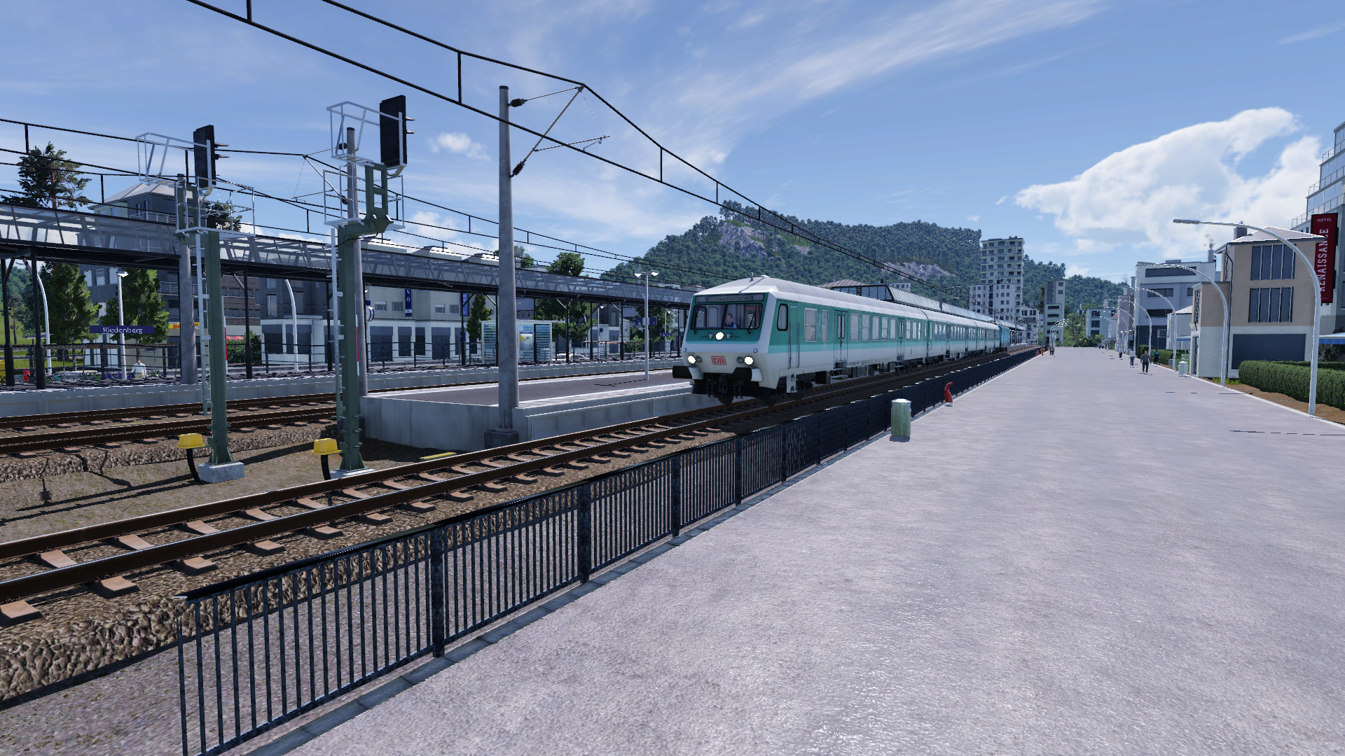 Steuerwagen + Baureihe 143 DB (Melez 2010) am Endbahnhof
