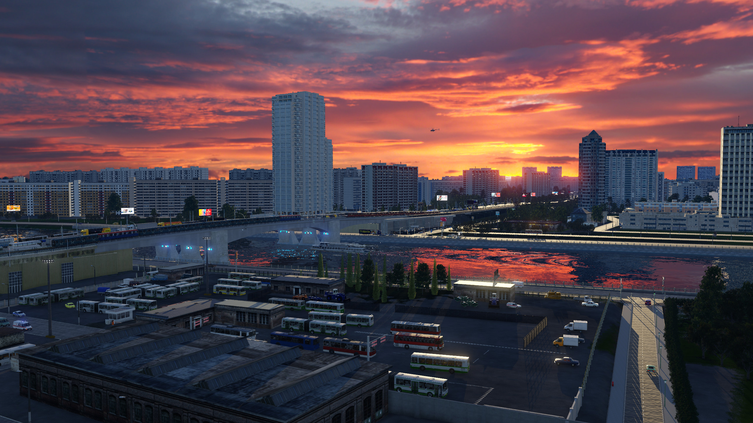 Metro brücke Nagatinskyi.