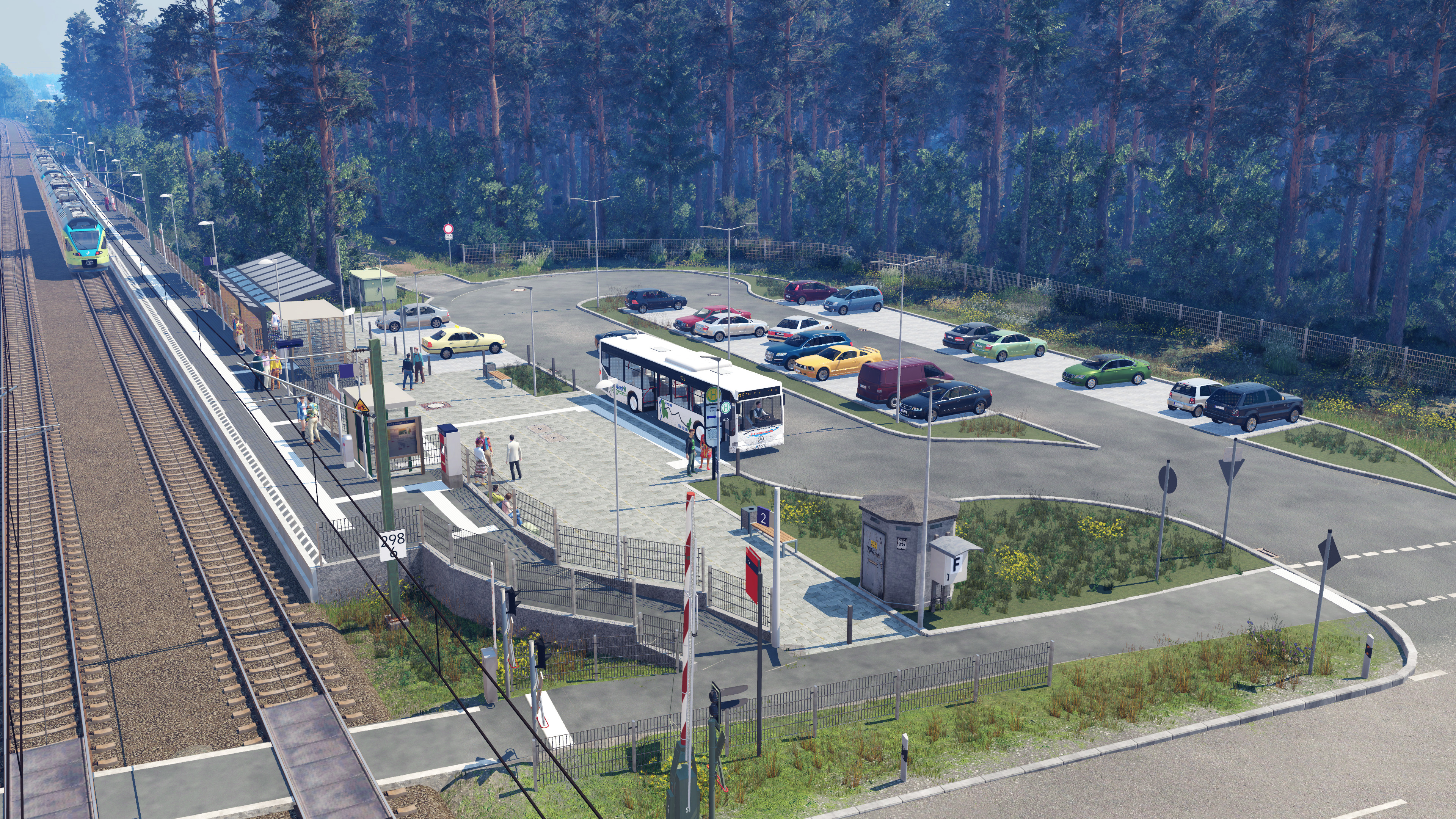 Bahnhof in Dohren...