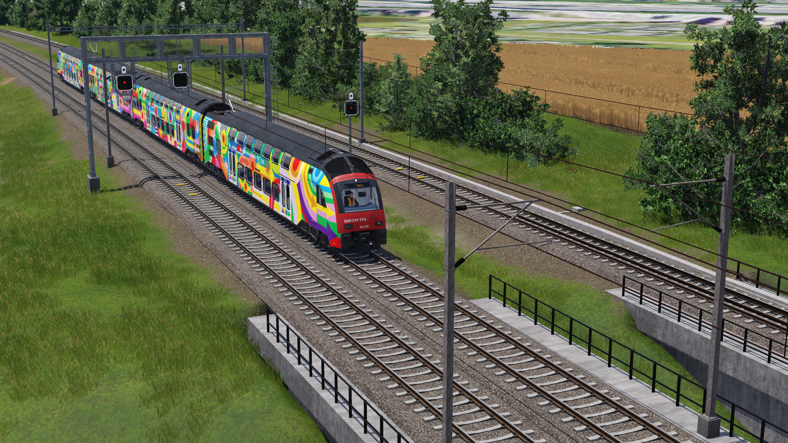 DTZ im ZVV Design auf dem Weg nach Winterthur