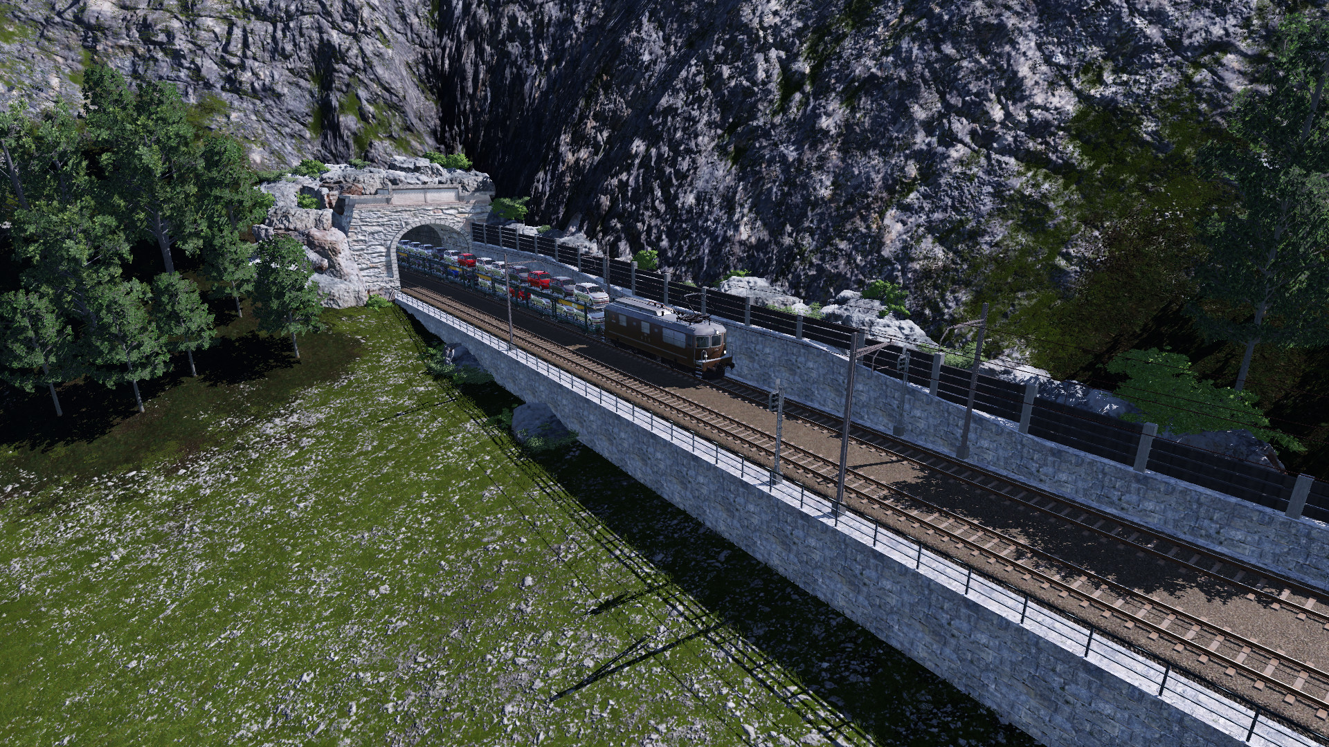 Re425 an der Südrampe