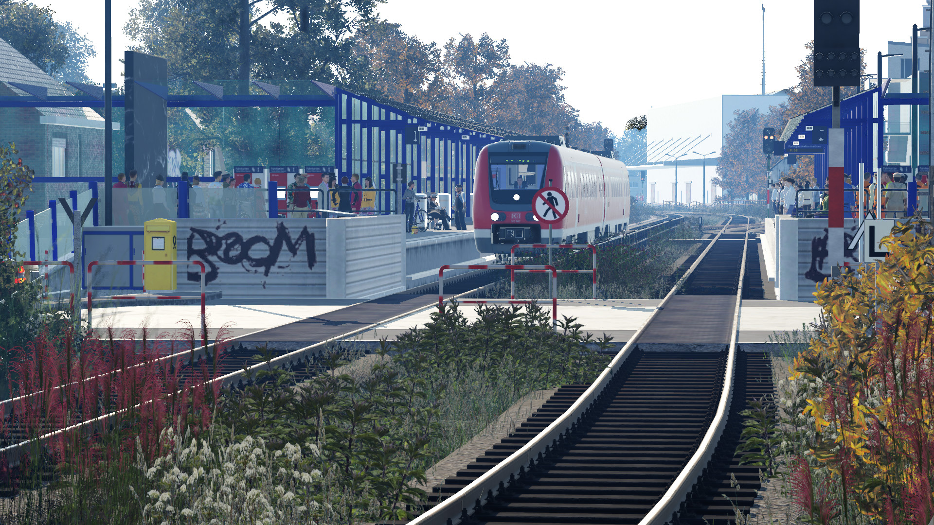 Am Bahnhof