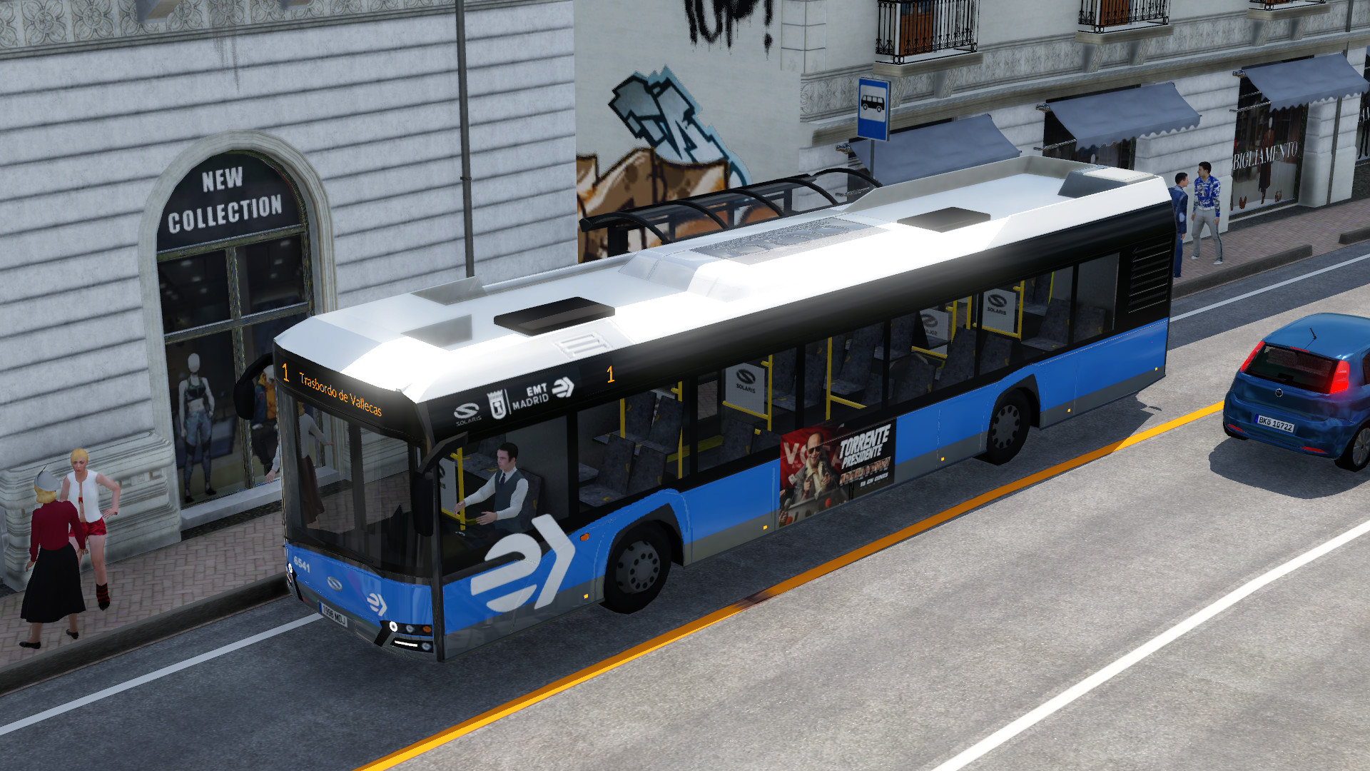 Solaris Urbano repaint EMT Madrid photos, soon finish...
