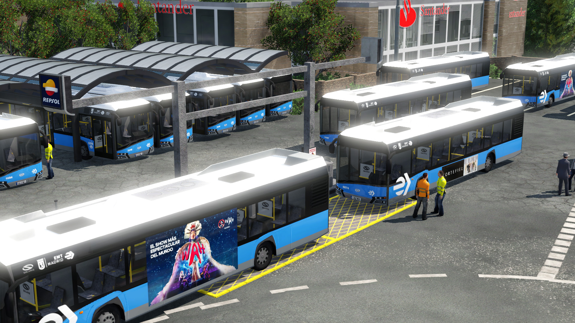 Solaris Urbano repaint EMT Madrid photos, soon finish...