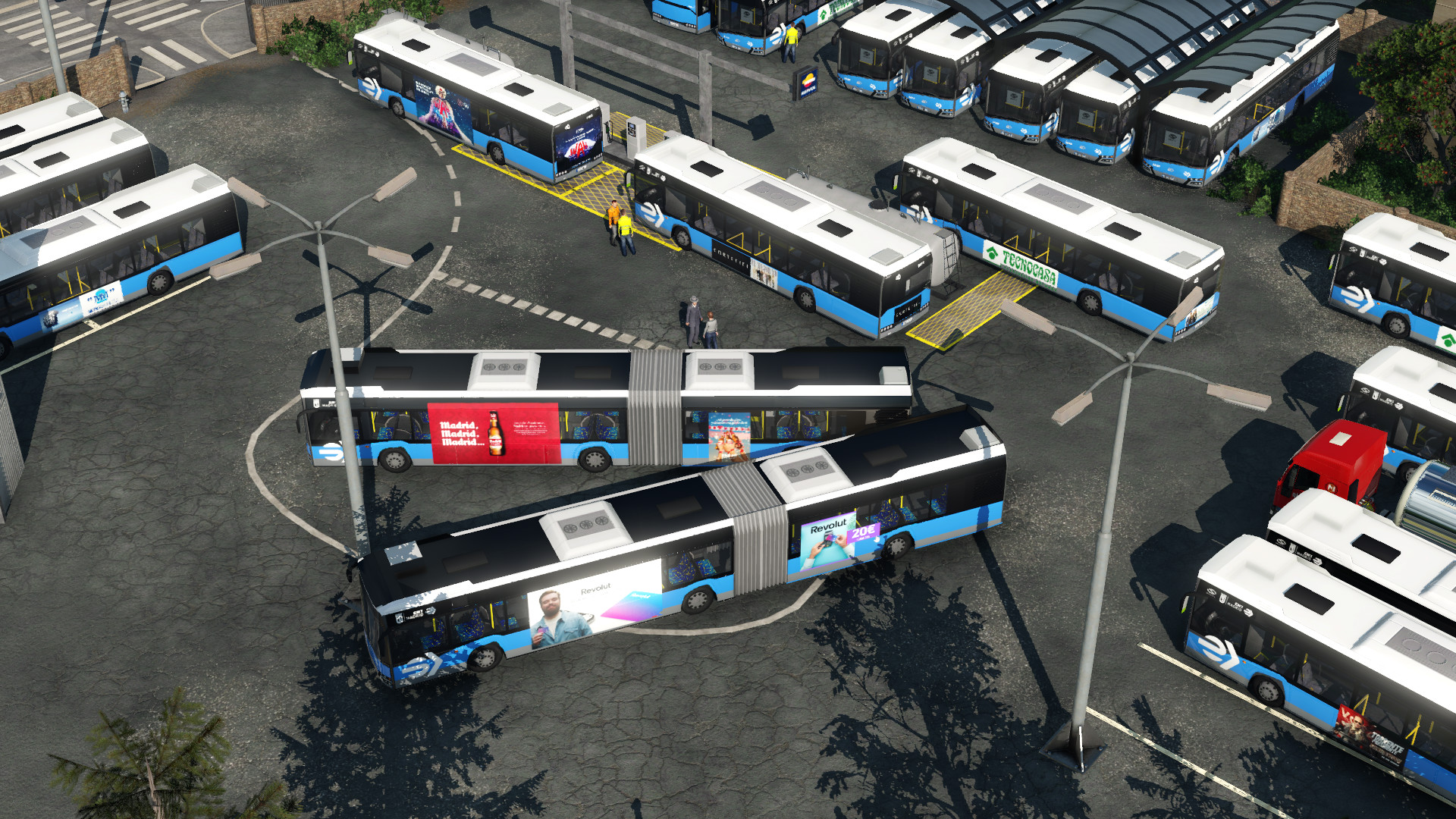 Solaris Urbano repaint EMT Madrid photos, soon finish...