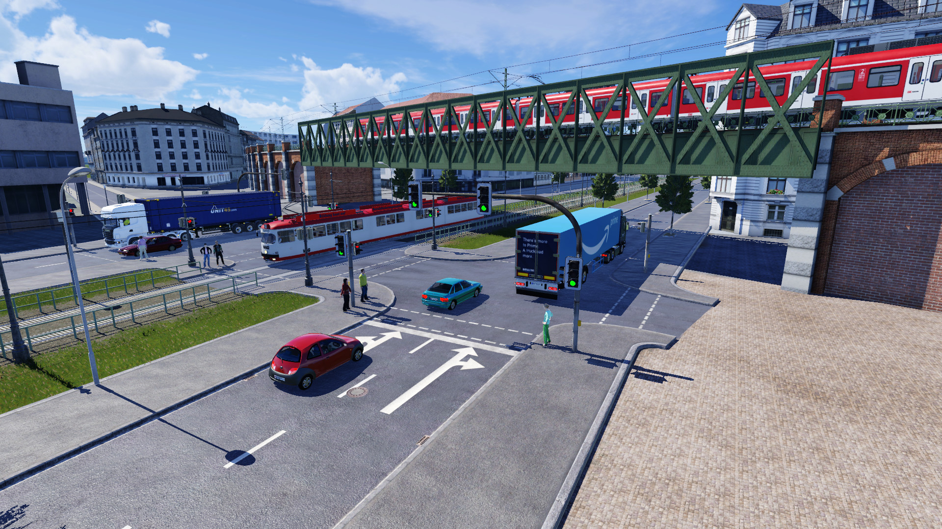 S-Bahn Brücke, andere Perspektive
