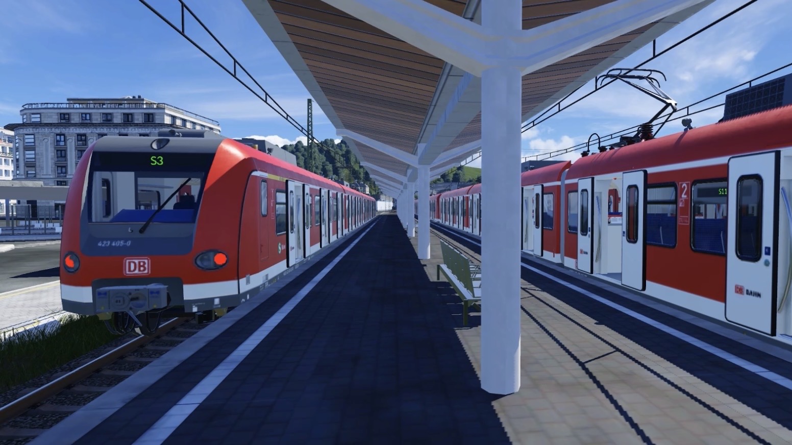 423 (Links in Einzel- und rechts in Doppeltraktion)