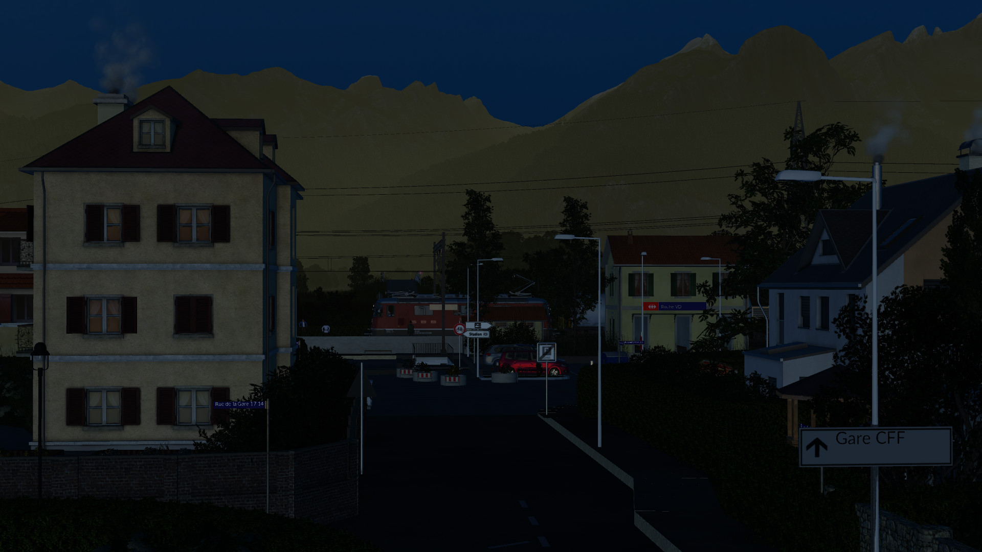 ein ruhiger Beginn des Abends