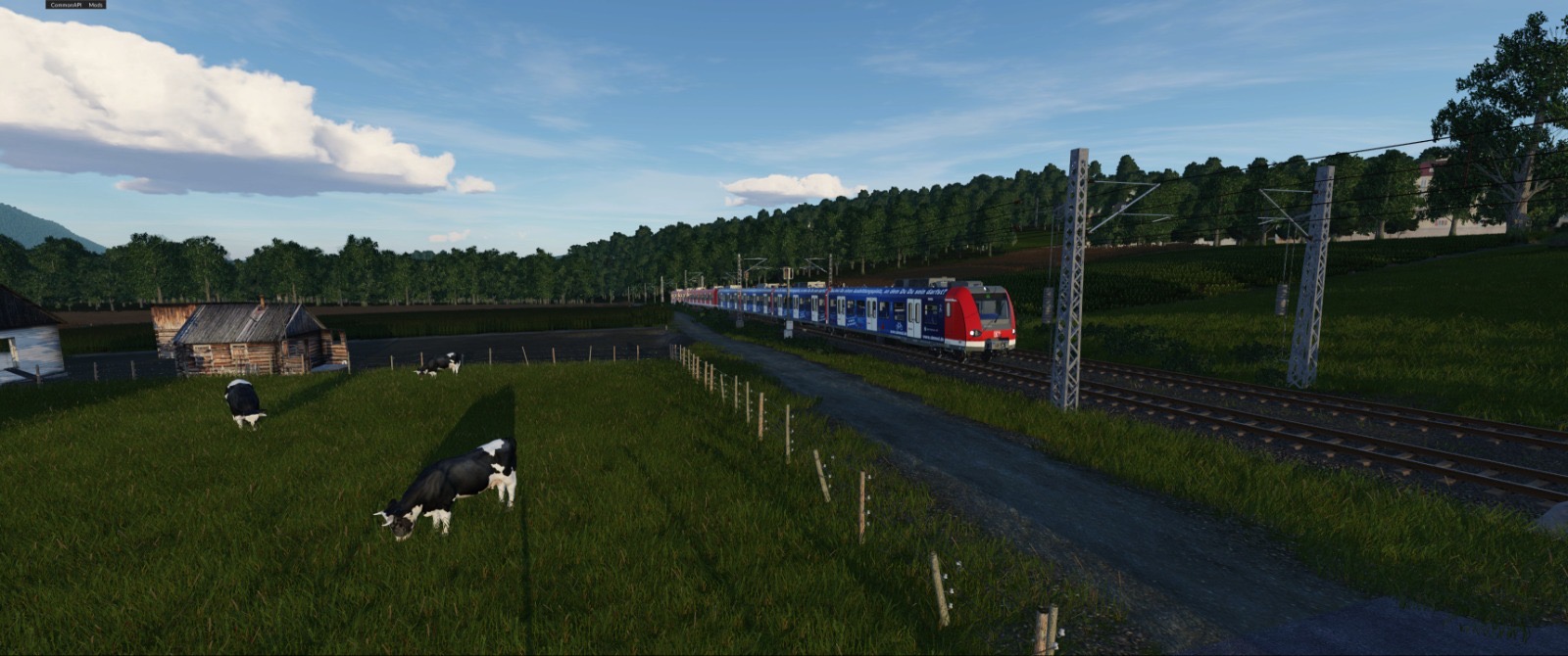 S-Bahn am frühen Morgen