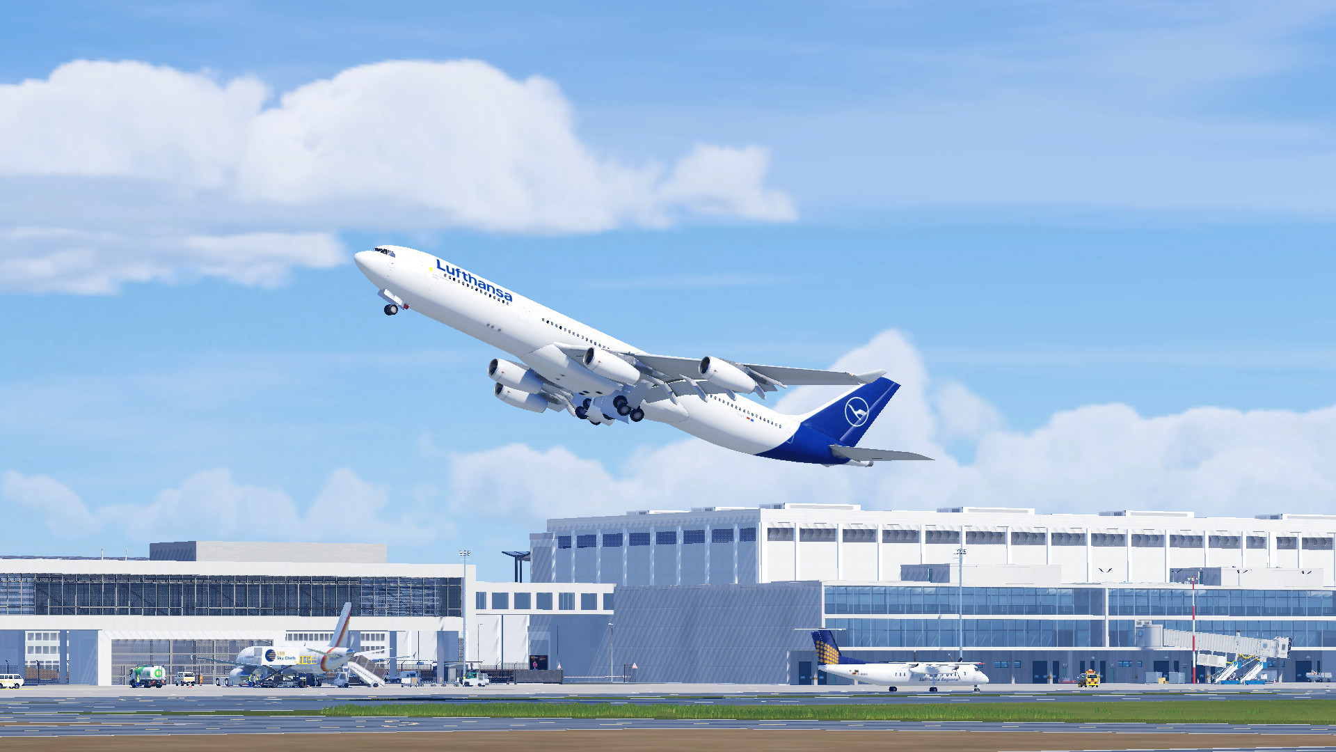Airport DER - Take off A340