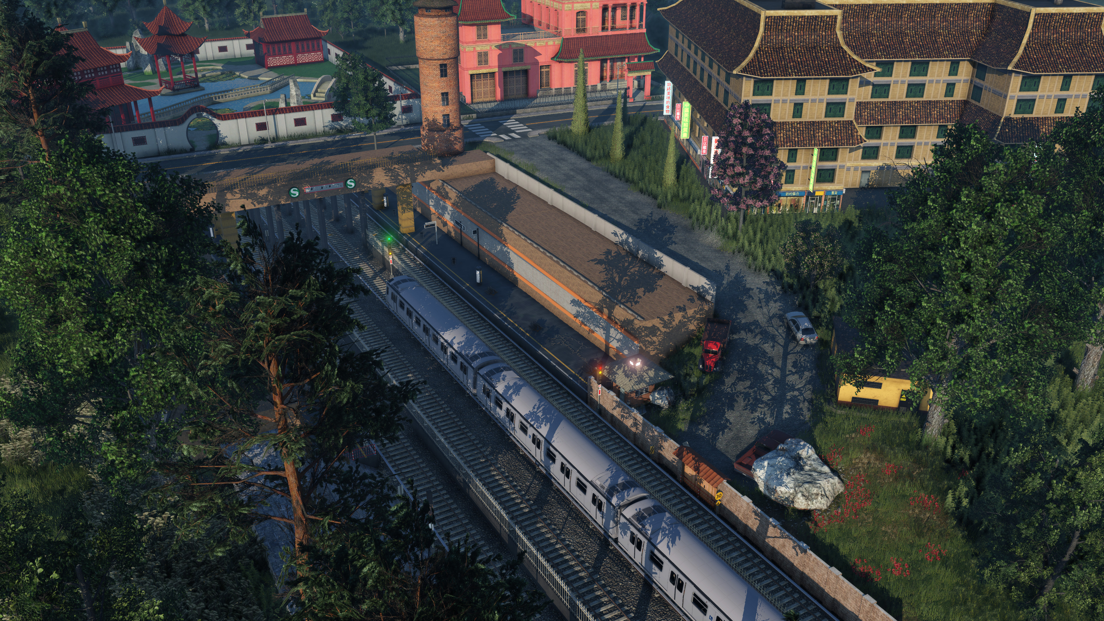 Crosby Road Station (Aerial)
