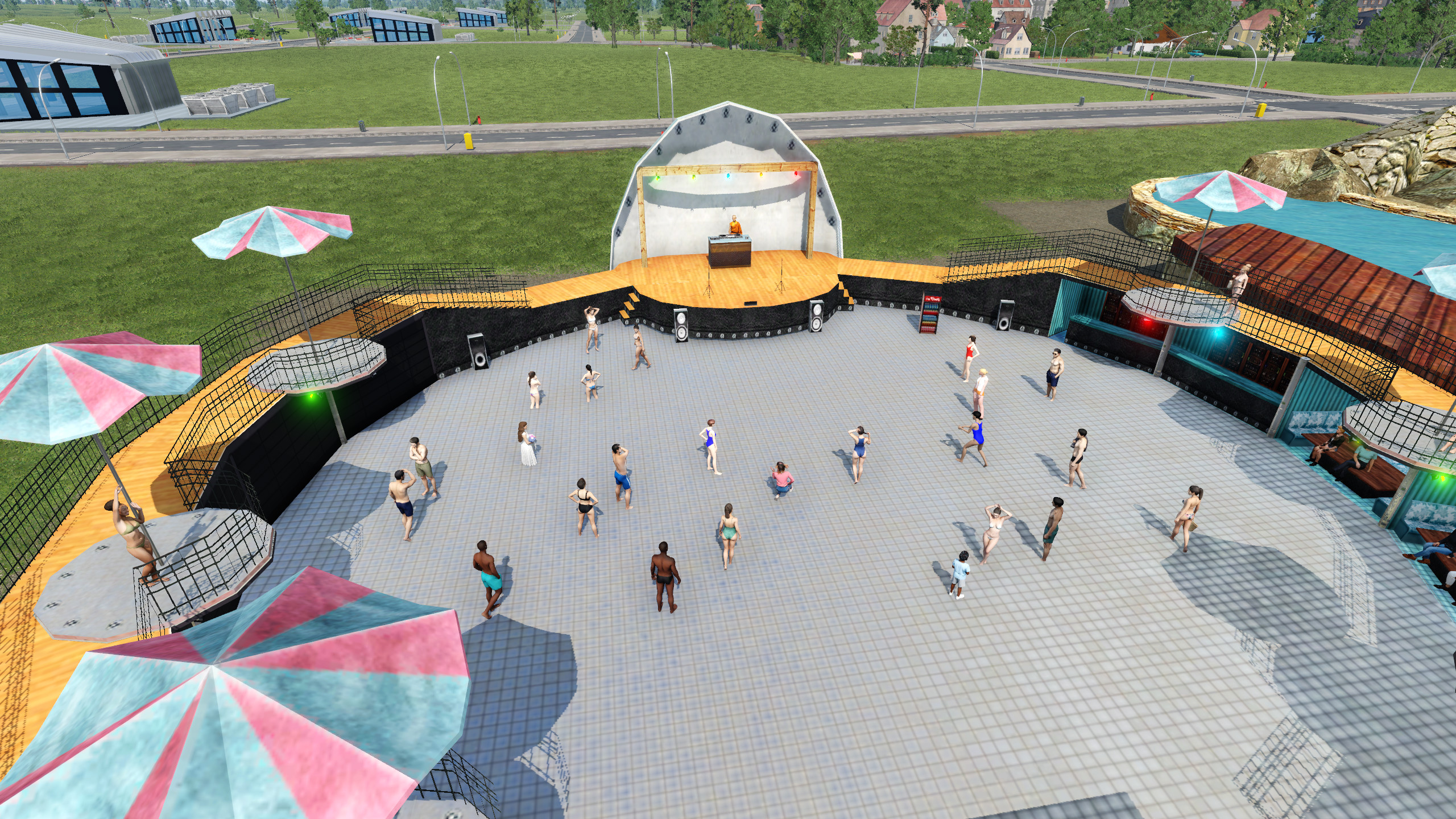 Disco im Beachclub