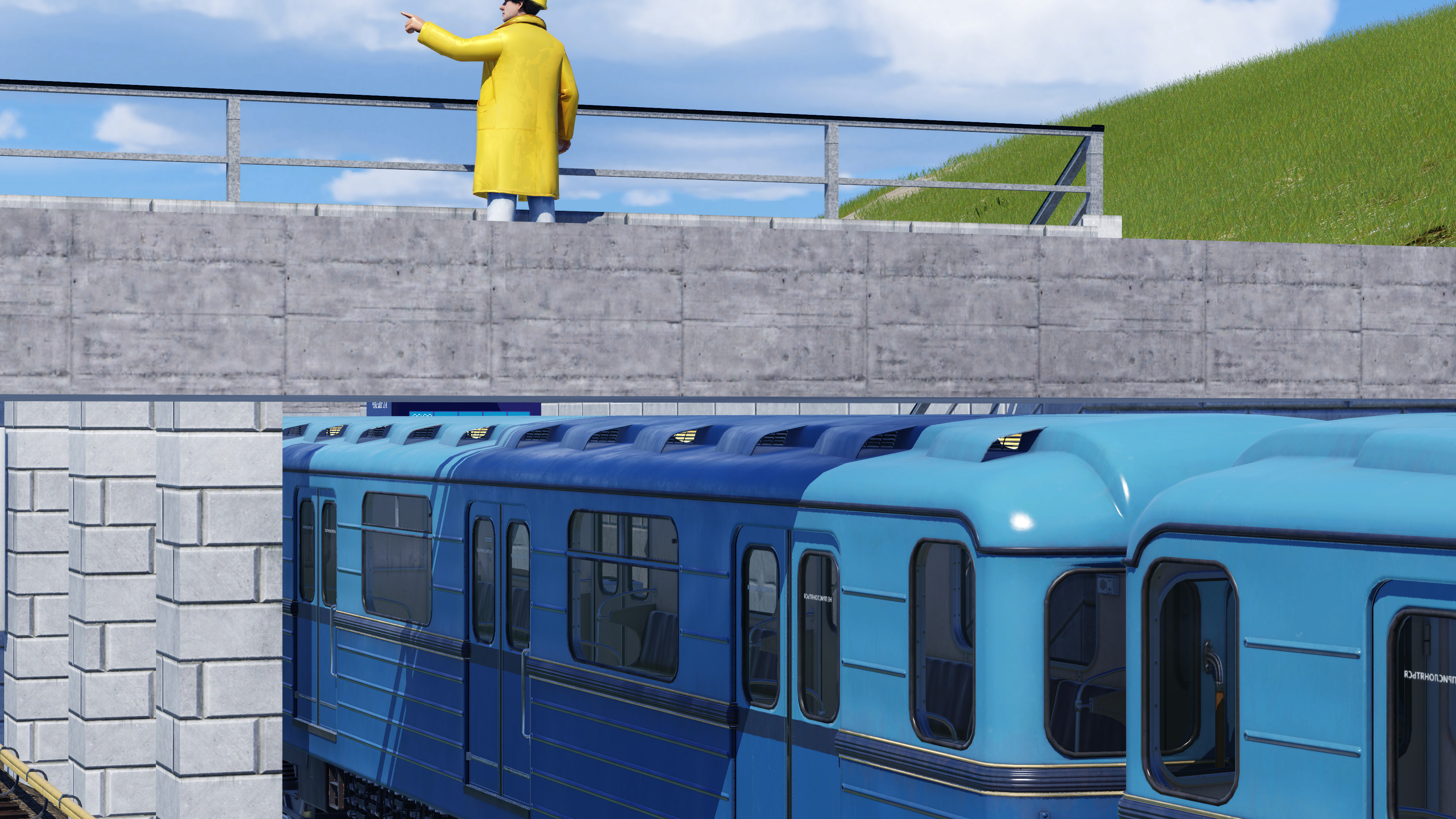 Bau einer neuen unterirdischen U-Bahn-Station | Construction of a New Underground Subway Station
