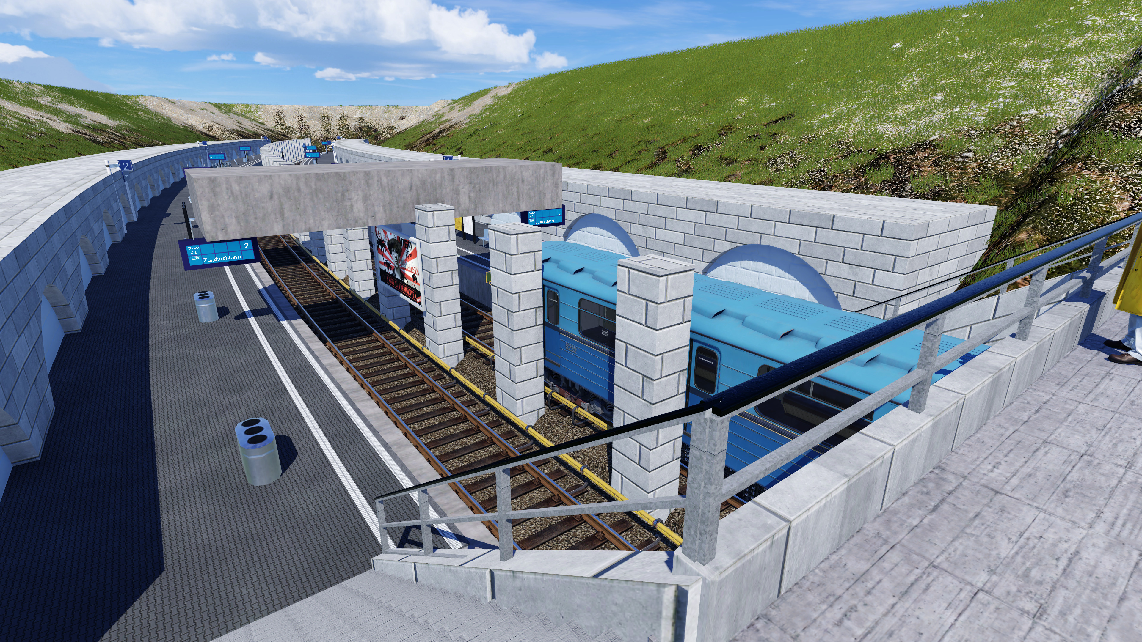 Bau einer neuen unterirdischen U-Bahn-Station | Construction of a New Underground Subway Station