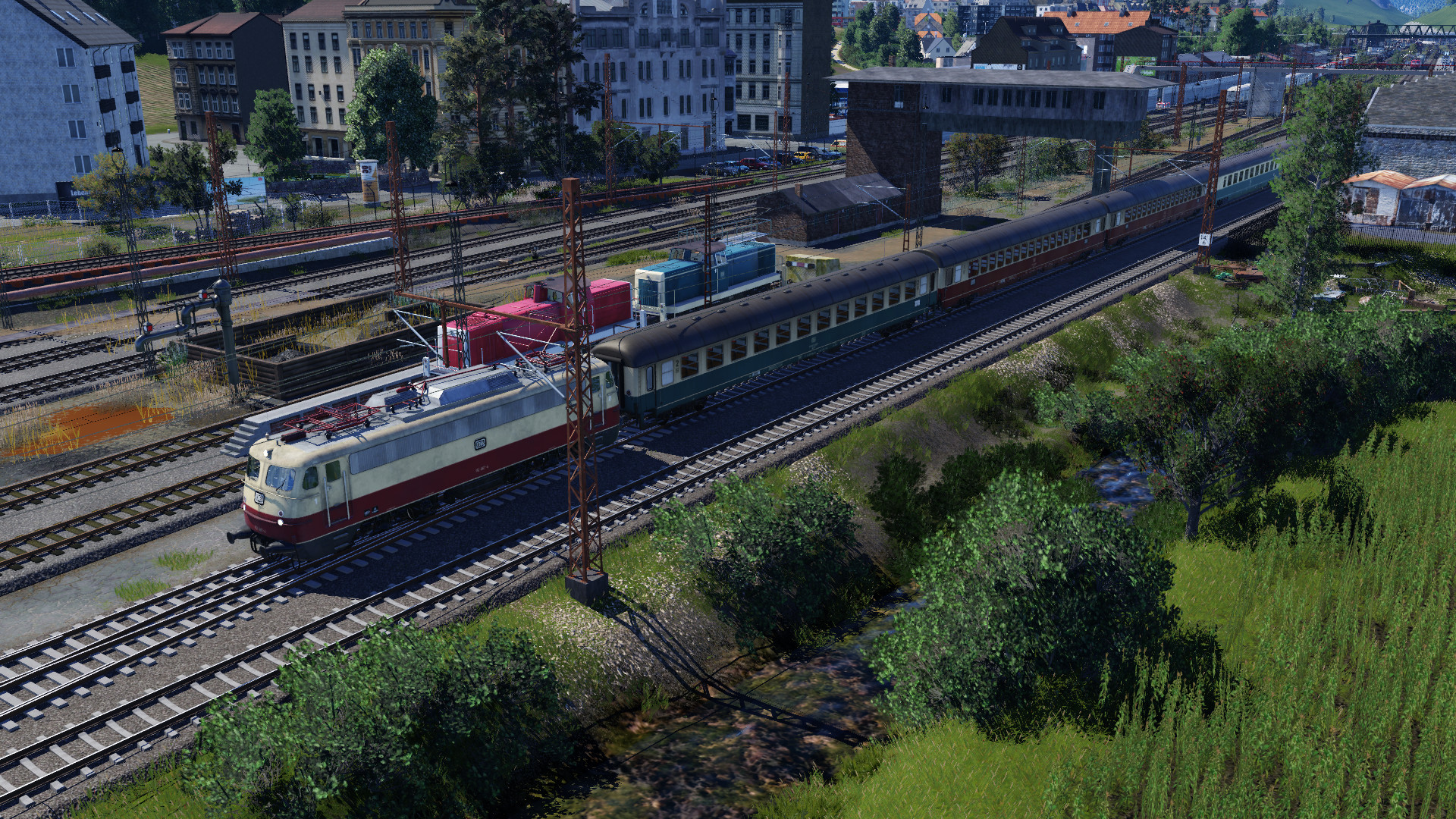 Gleicher Bahnhof, andere Richtung...