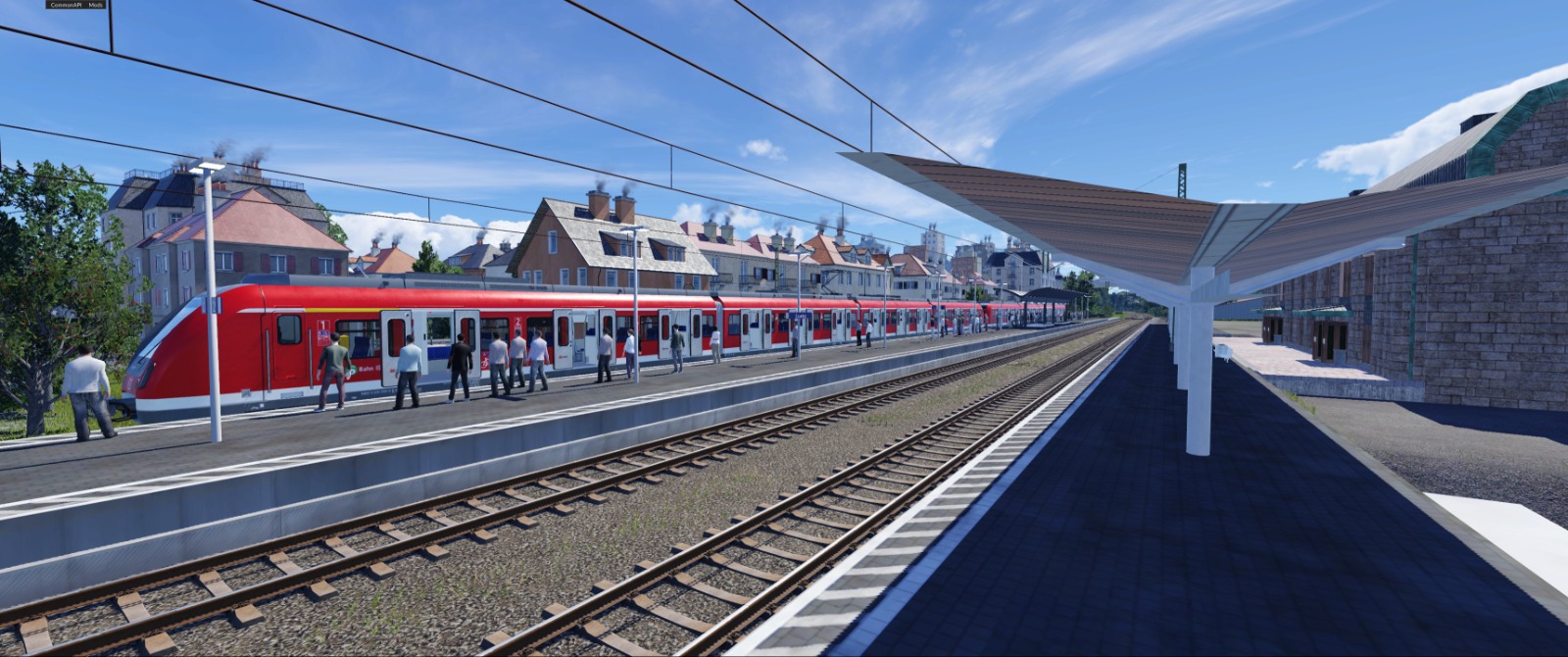 S-Bahn Endstation Steuning