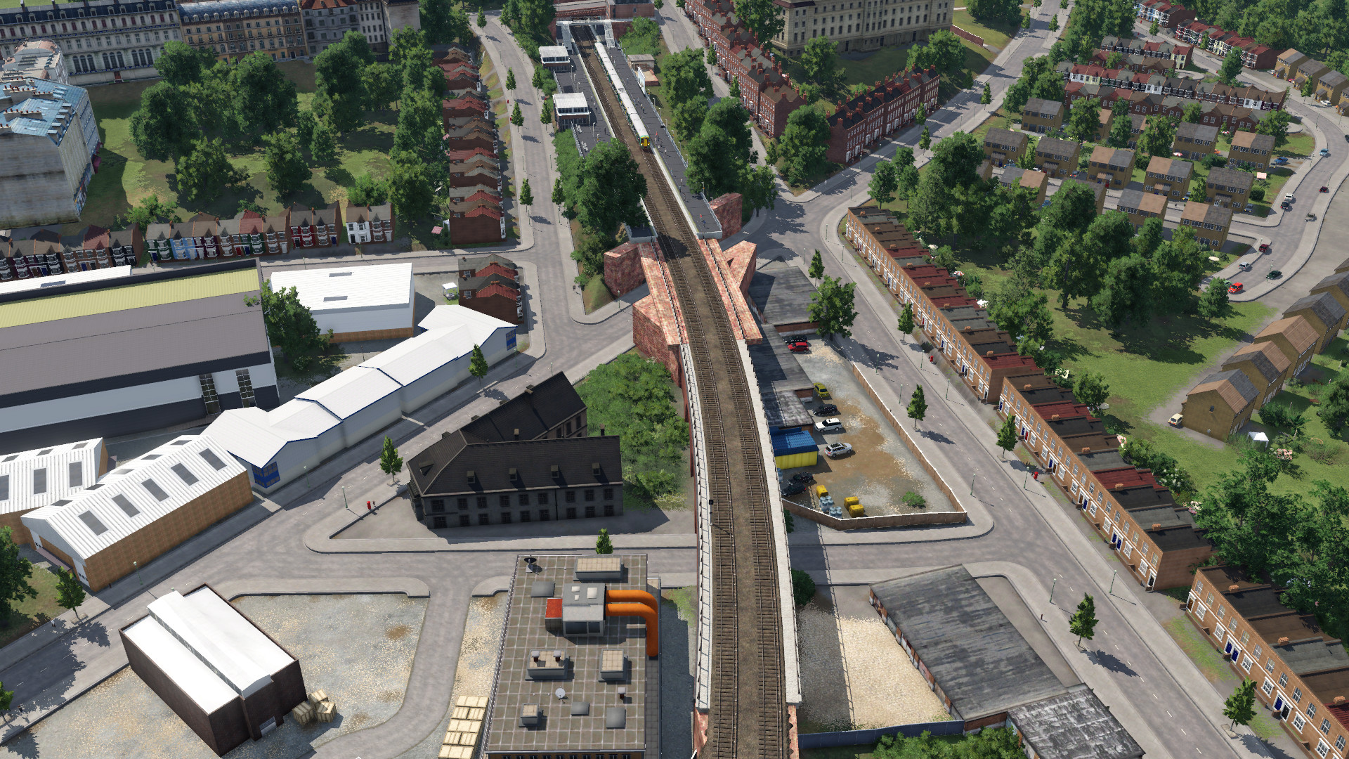 View of West Norwood station in South London