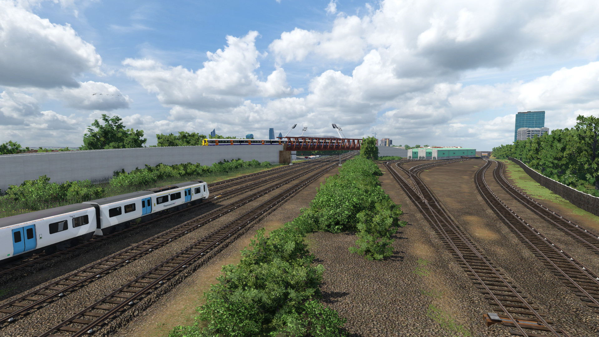 Thameslink Class 700 just past New Cross Gate, on it's way to London Bridge