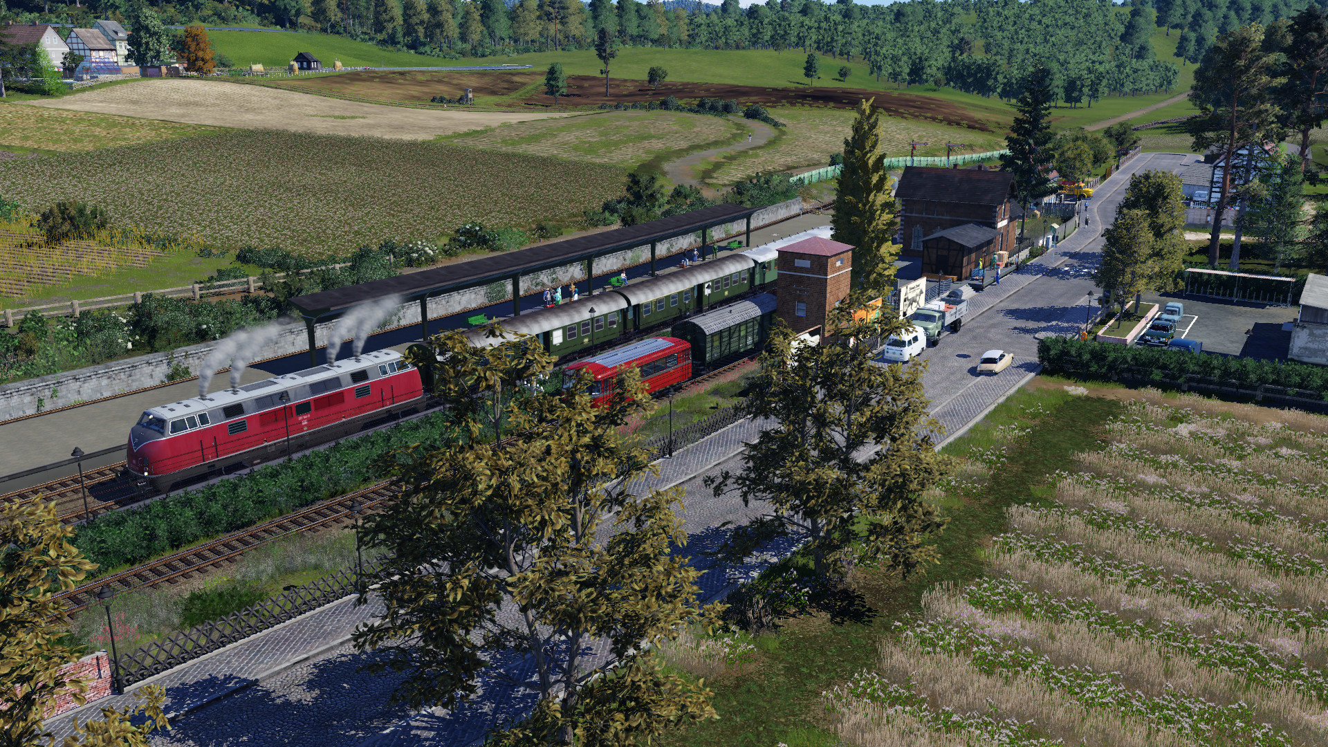 Der Pendelzug nach Ortach