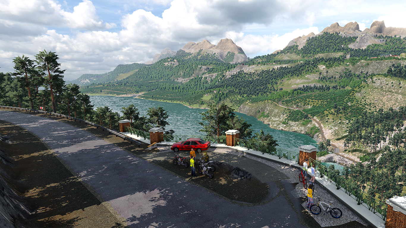 Lake Maria Panorama road