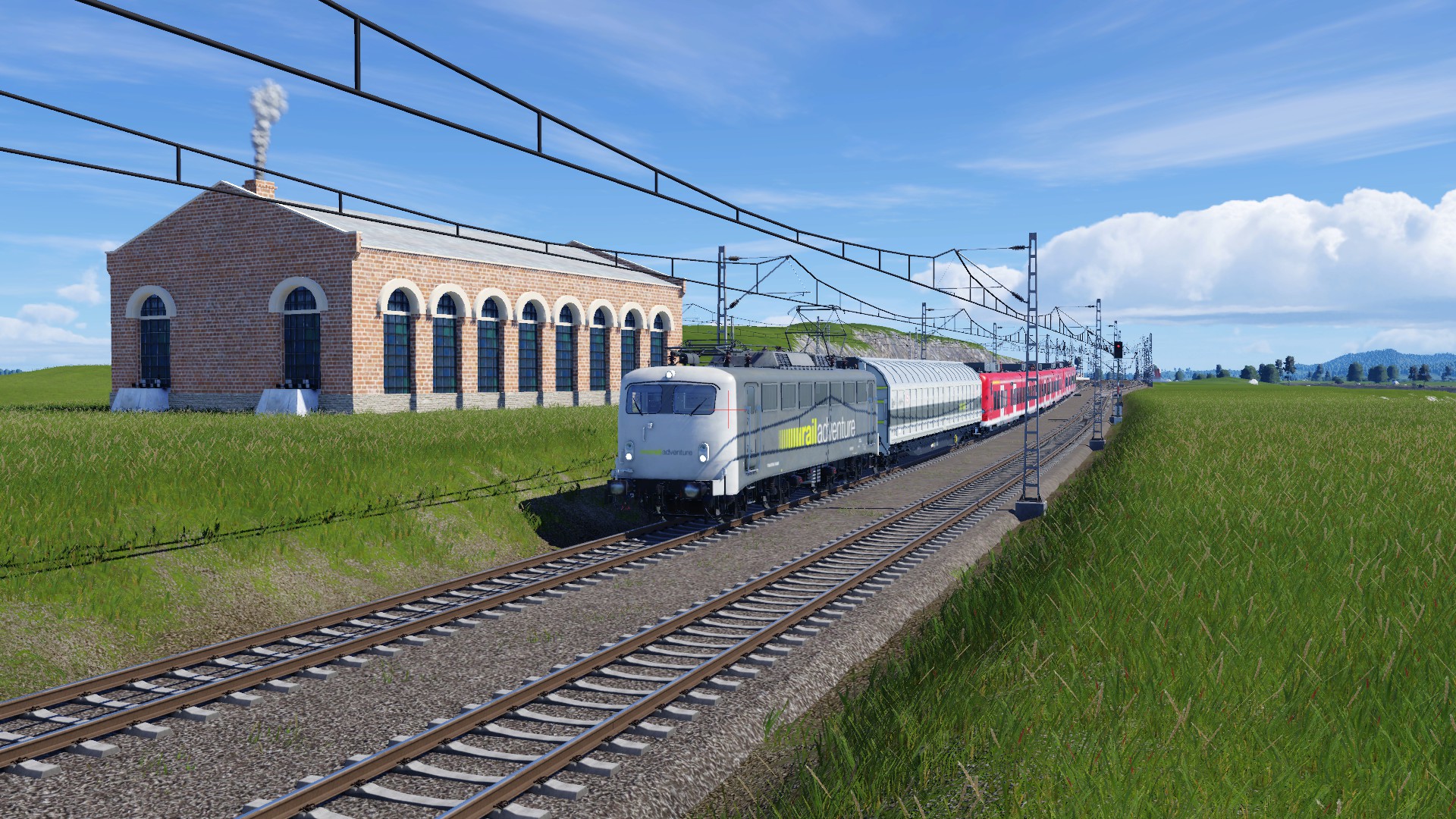 BR 139 558 Mit BR 424 als Überführung.