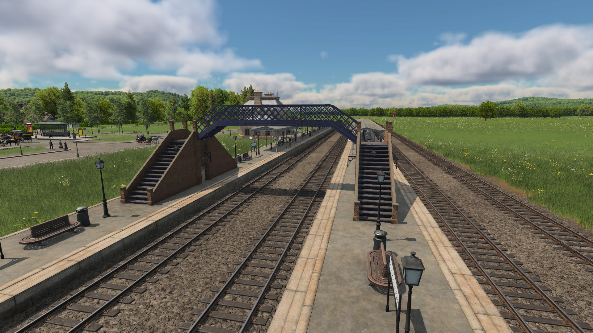 Bahnhof Lichtenfels Gleisbereich um 1910