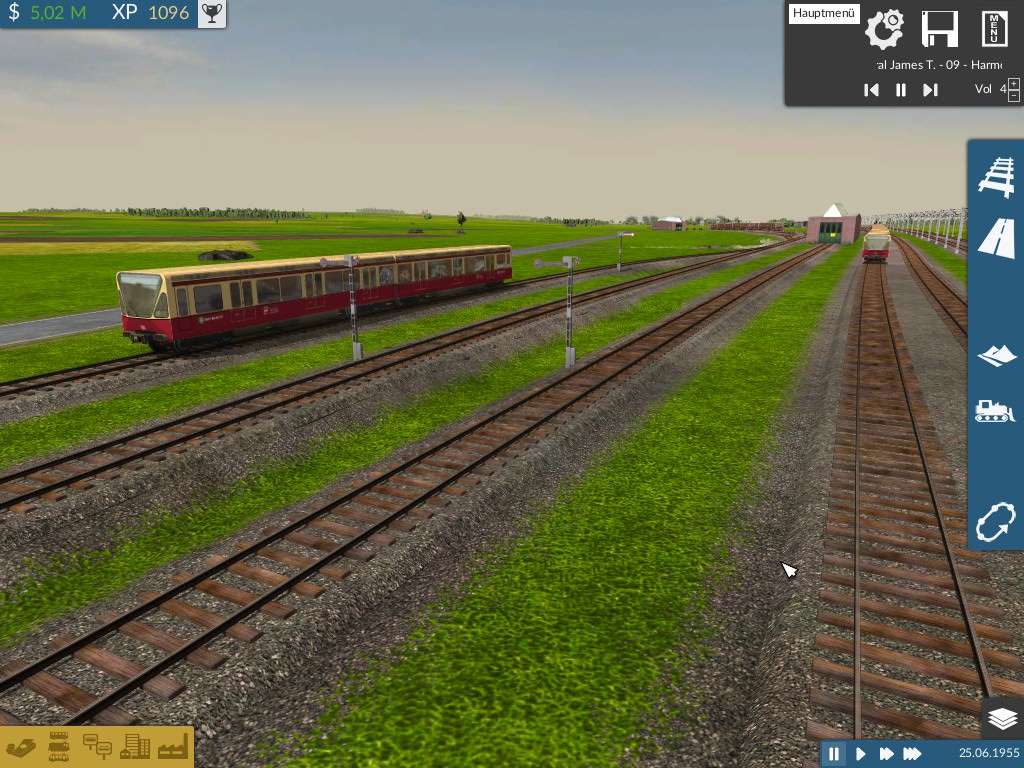 S-Bahn Depot Westend aus der Nahperspektive