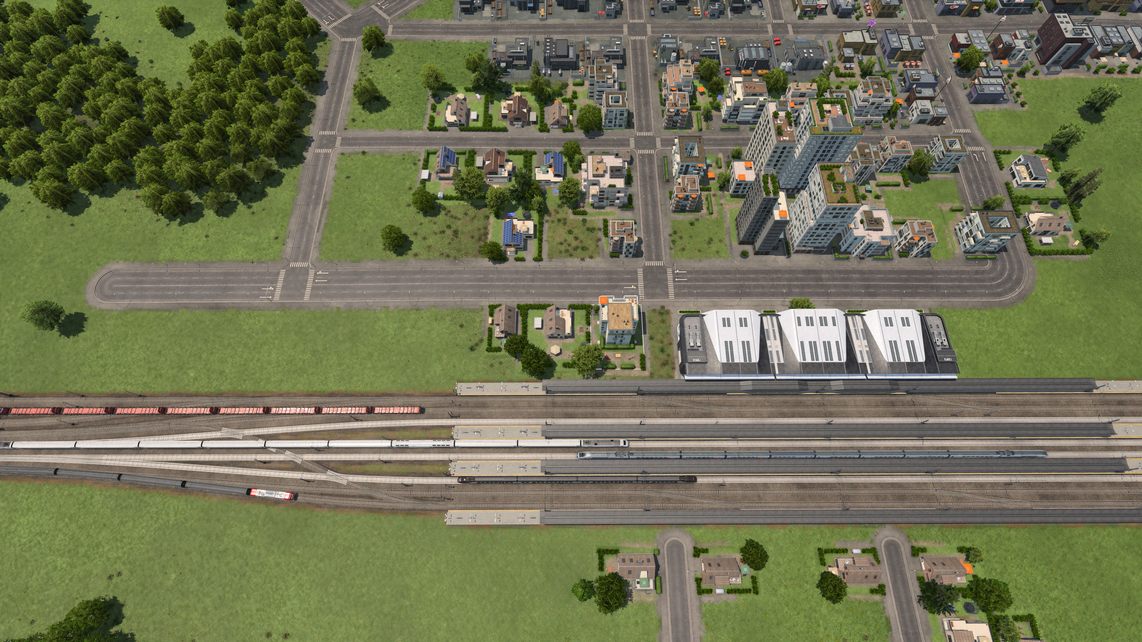 Bahnhof - Blick von oben