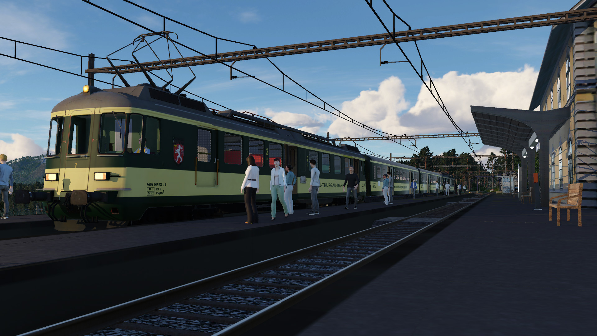 Errinerungen an TPF2 - MThB im SOB Bahnhof Schachen 1