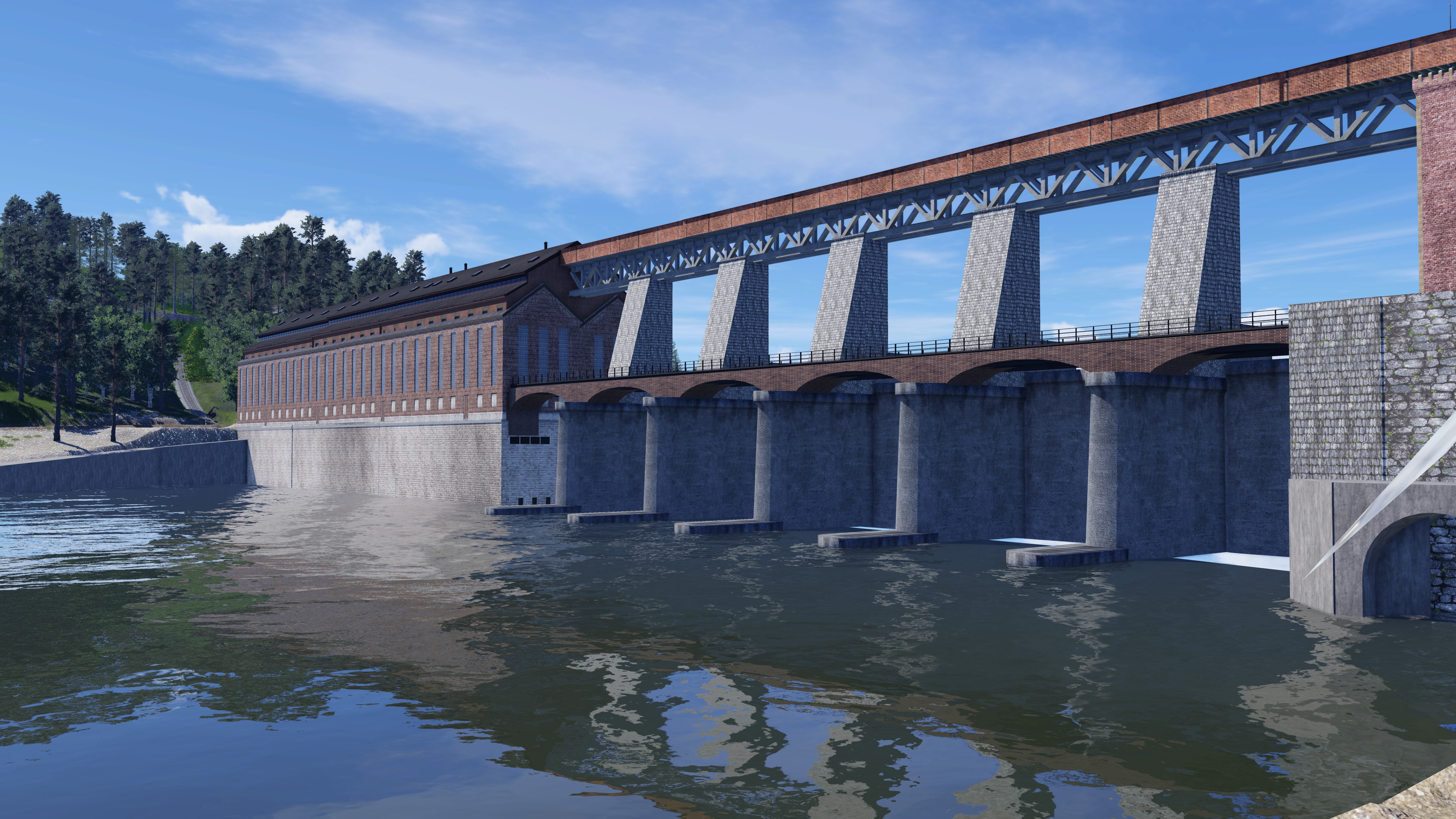 Errinerungen an TPF2 - Laufwasserkraftwerk Eglisau-Glattfelden