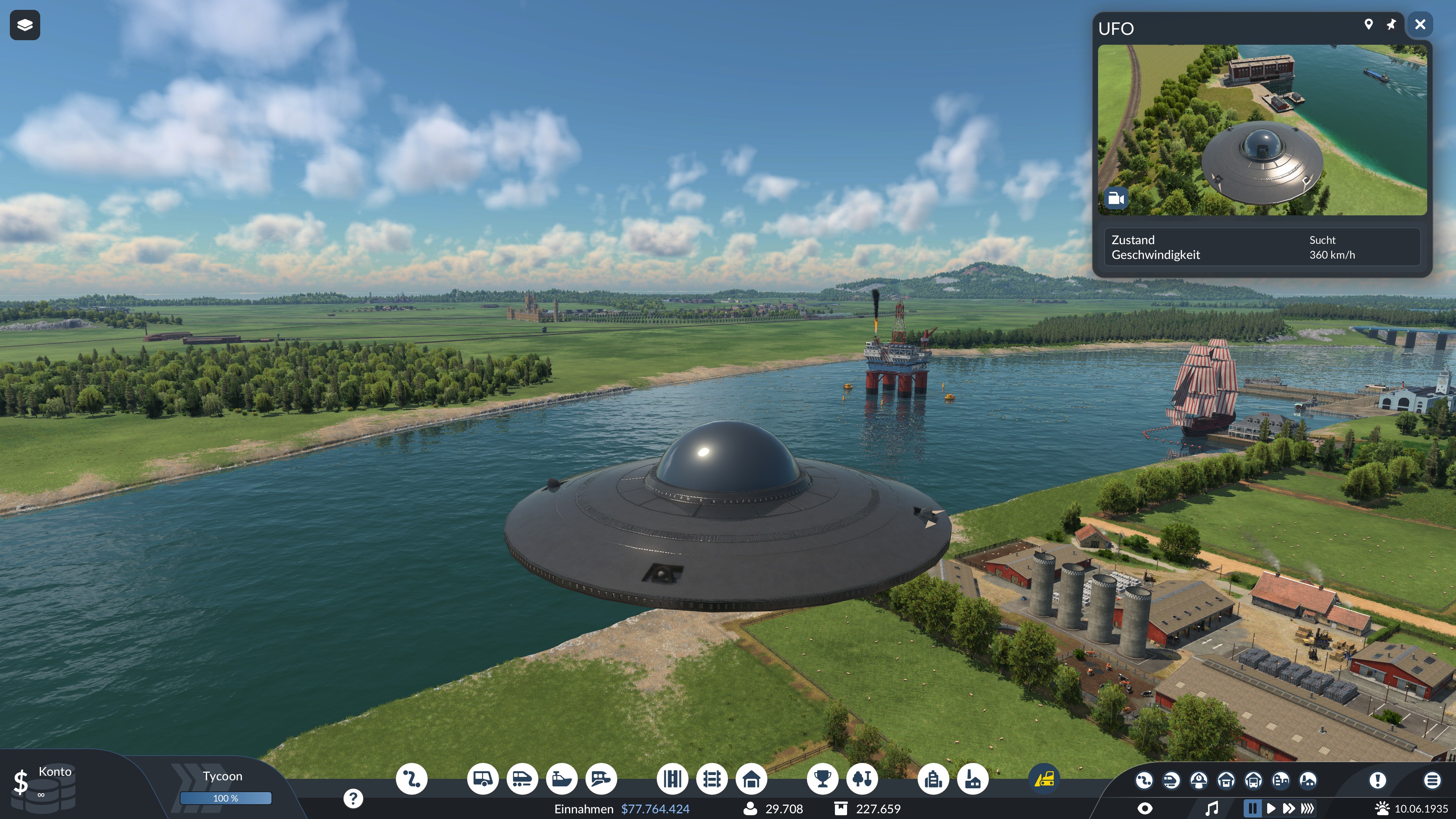 UFO entdeckt