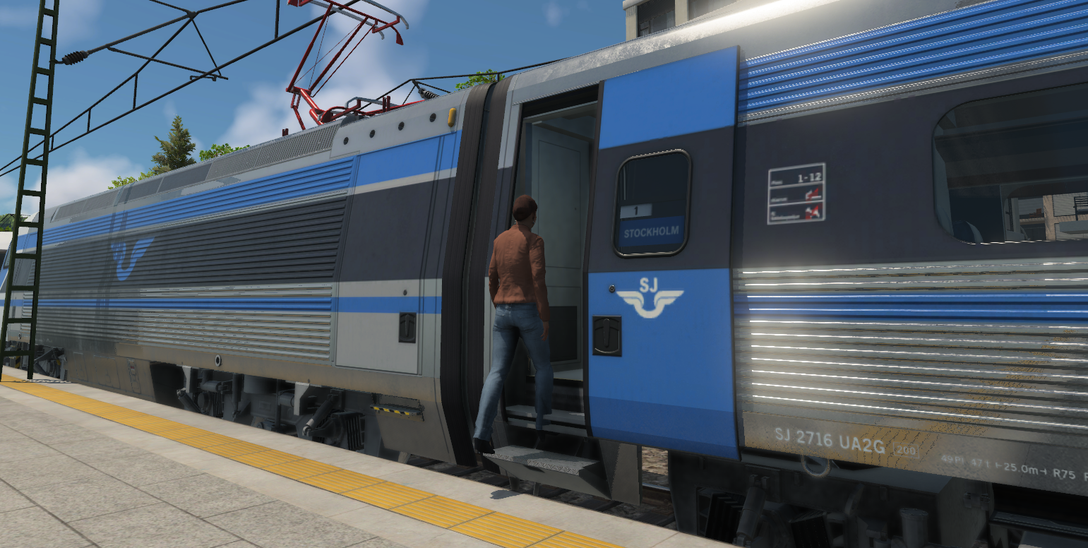 Boarding the X2000