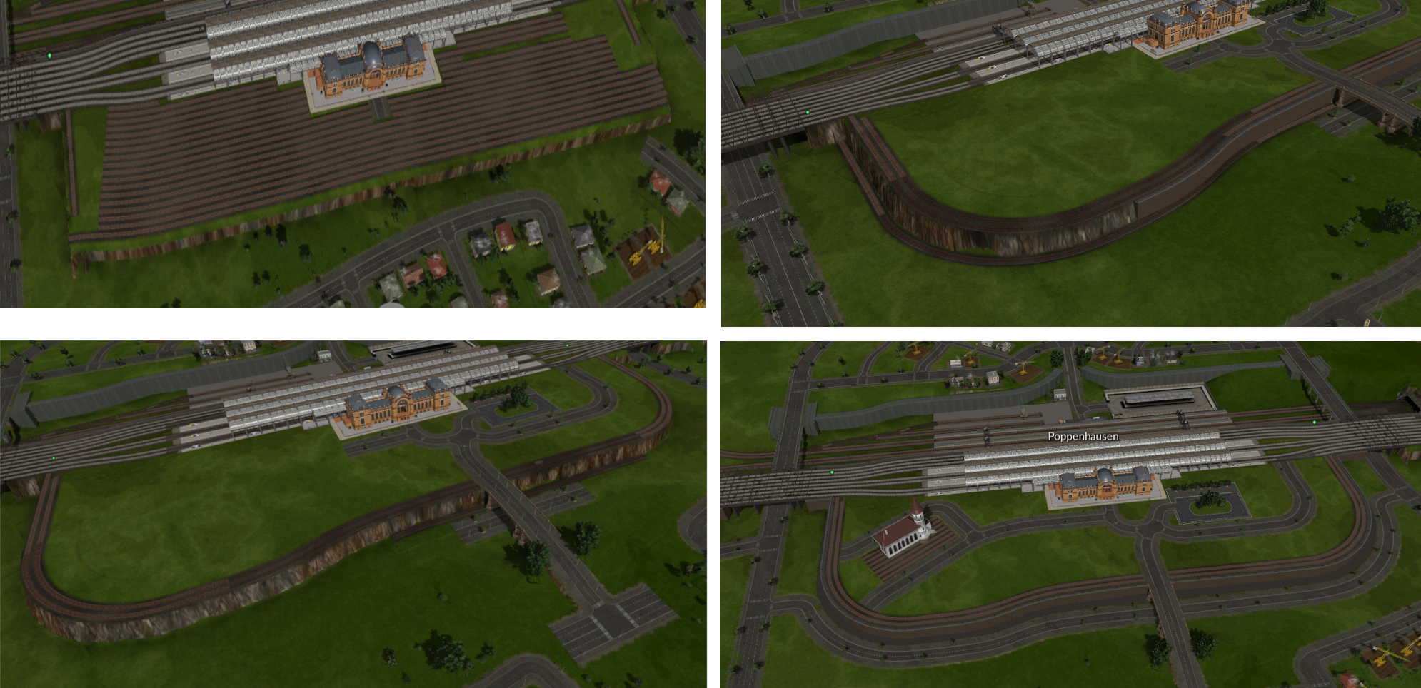 Stadt auf drei Höhenebenen 3