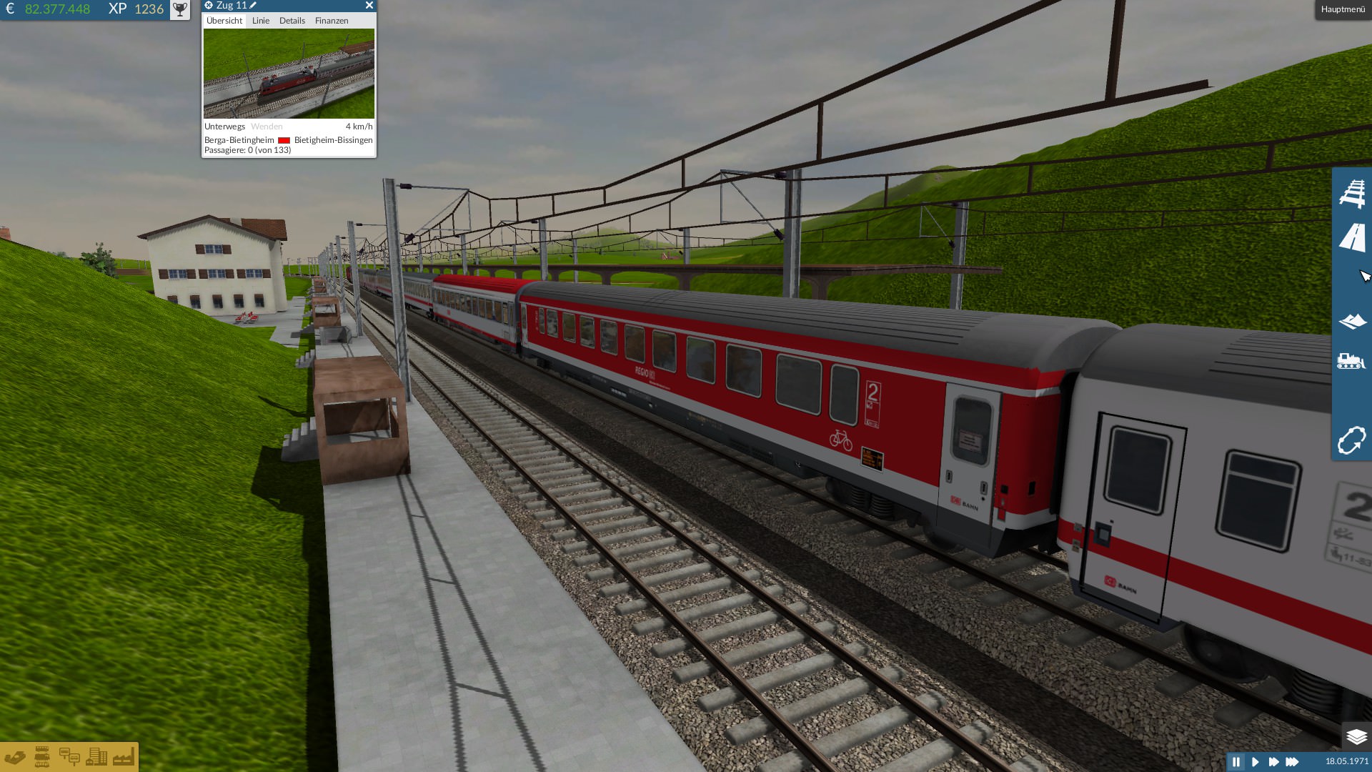 IC der DB mit auch mit Öbb Wagen und Schweizer Lok Teil 2