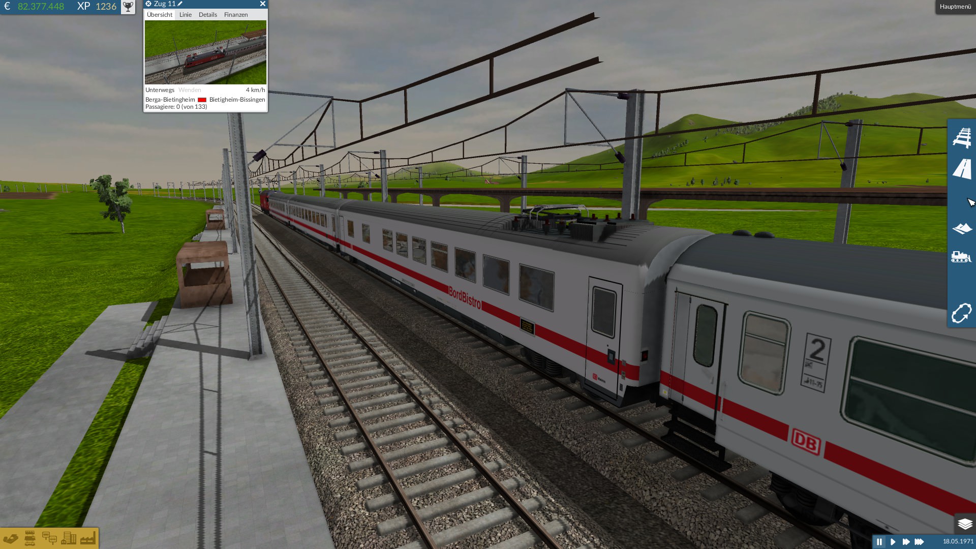 IC der DB mit auch mit Öbb Wagen und Schweizer Lok Teil 6