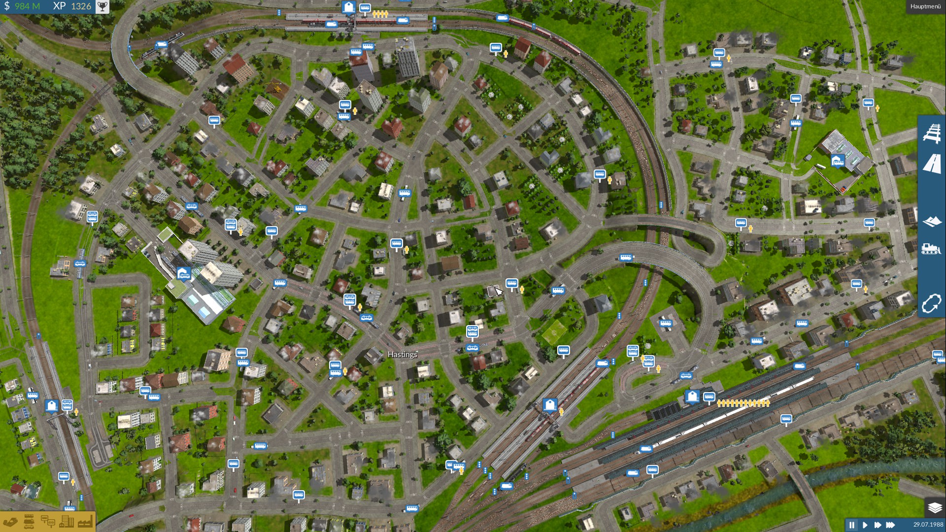 Die Stadt von oben