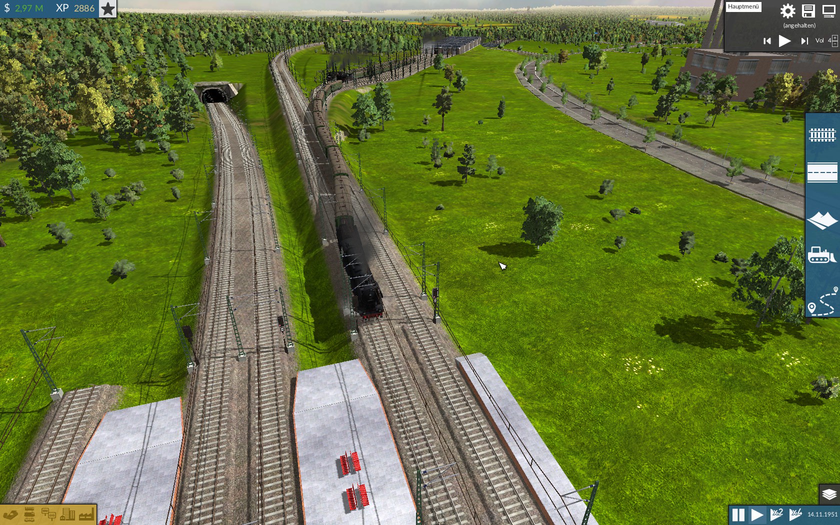Br 44 mit BC4 Waggongs als "S-Bahn"