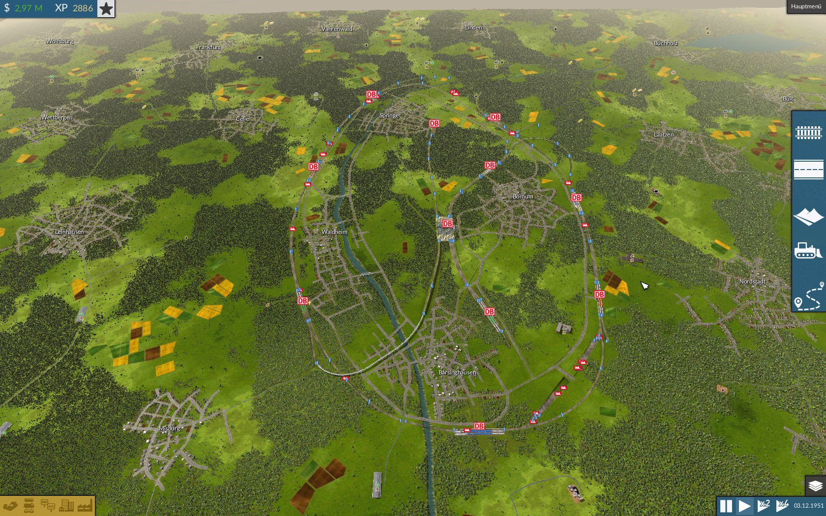 Mega City Projekt, Vogelperspektive