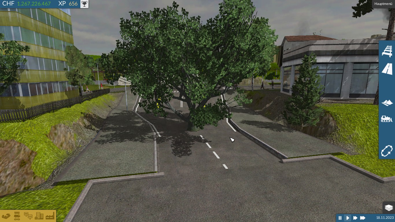 Baum in der Strasse
