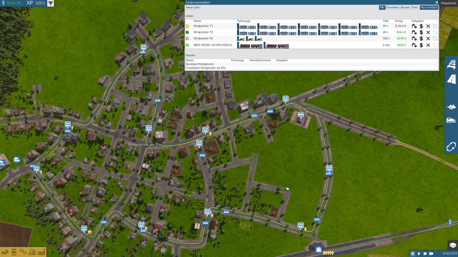Erste Stadt im schweren Spiel