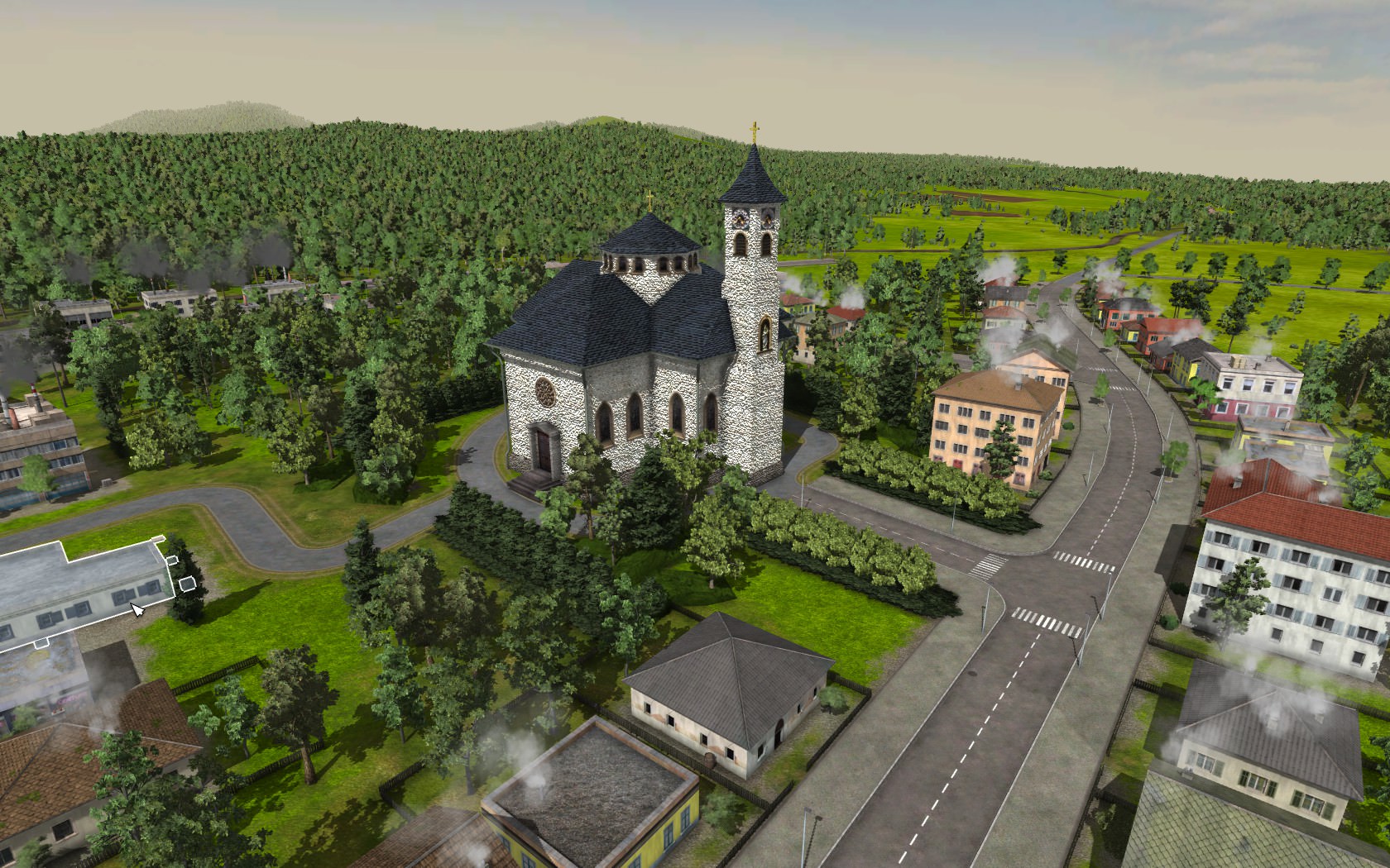 Die Neugothische Kirche St. Wendelin in Seligenstadt