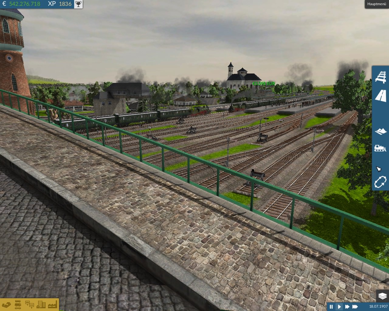 Auf dem Weg zum Bahnhof